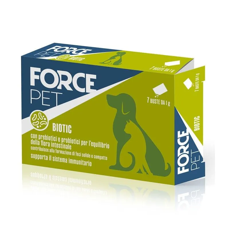 Forcepet Biotic per cani e gatti in polvere 7x1gr