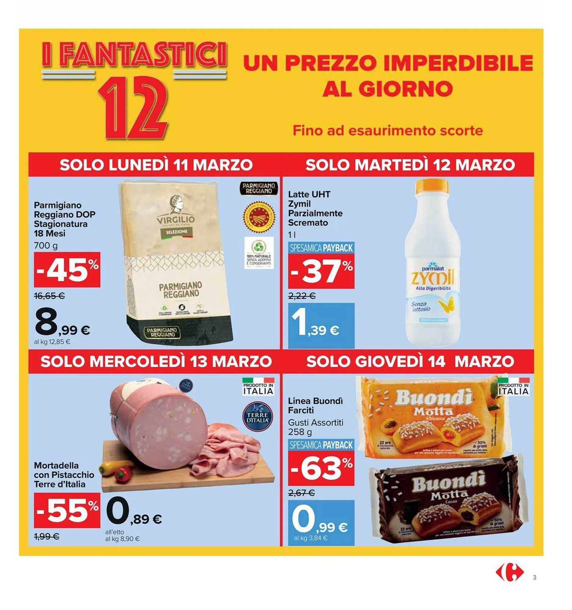 Volantino Carrefour Market da 7 marzo a 18 marzo di 2024 - Pagina del volantino 3