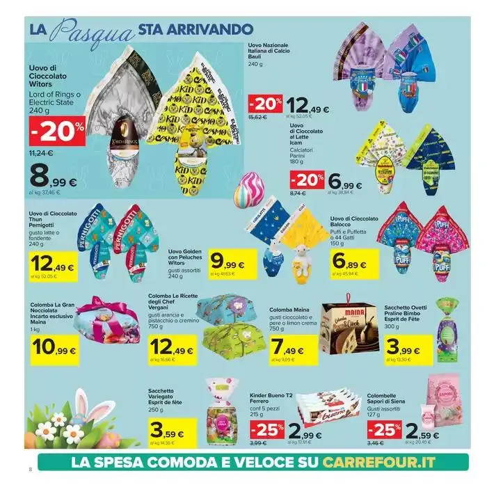 Sconti 30%40%50% da 25 marzo a 7 aprile di 2025 - Pagina del volantino 8