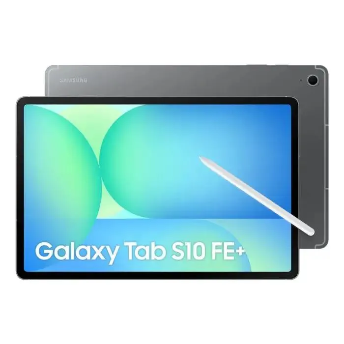 Samsung galaxy tab s10 fe+ tablet android display 13.1 pollici wifi 12/256gb 10.090 mah s pen android 15 gray