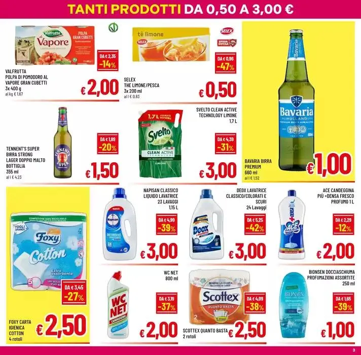 TANTI PRODOTTI DA 0,50 A 3,00€ da 5 maggio a 13 maggio di 2025 - Pagina del volantino 3