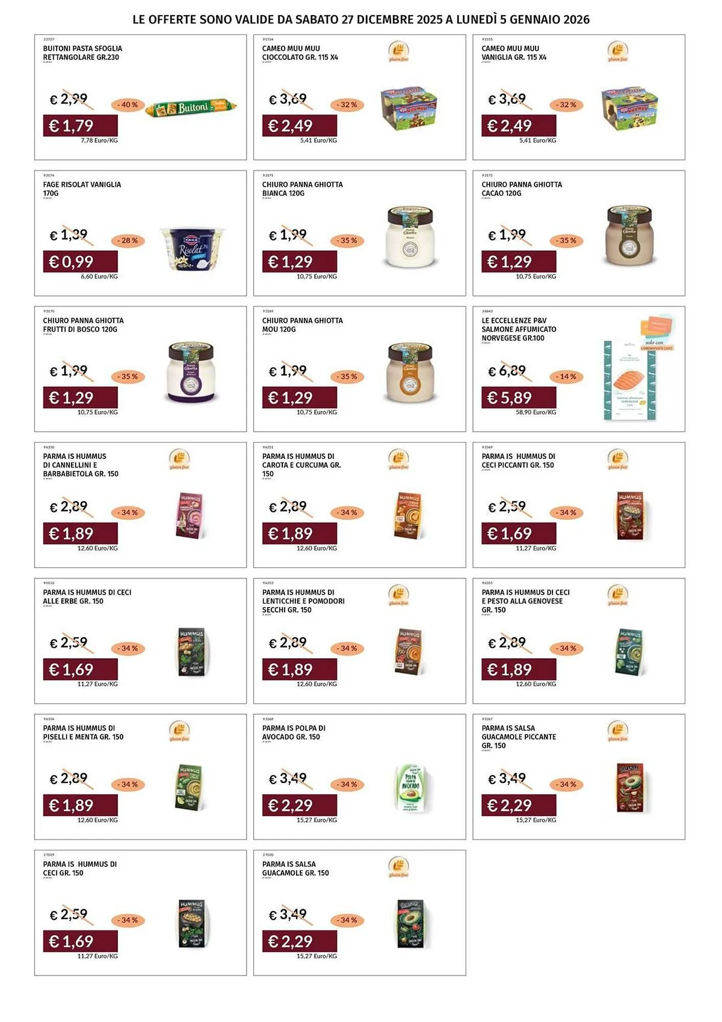 Volantino Prezzemolo e Vitale da 29 dicembre a 5 gennaio di 2026 - Pagina del volantino 9