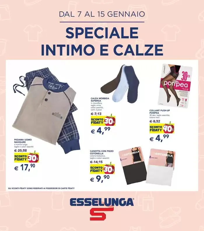 Speciale Intimo e Calze da 7 gennaio a 15 gennaio di 2025 - Pagina del volantino 1