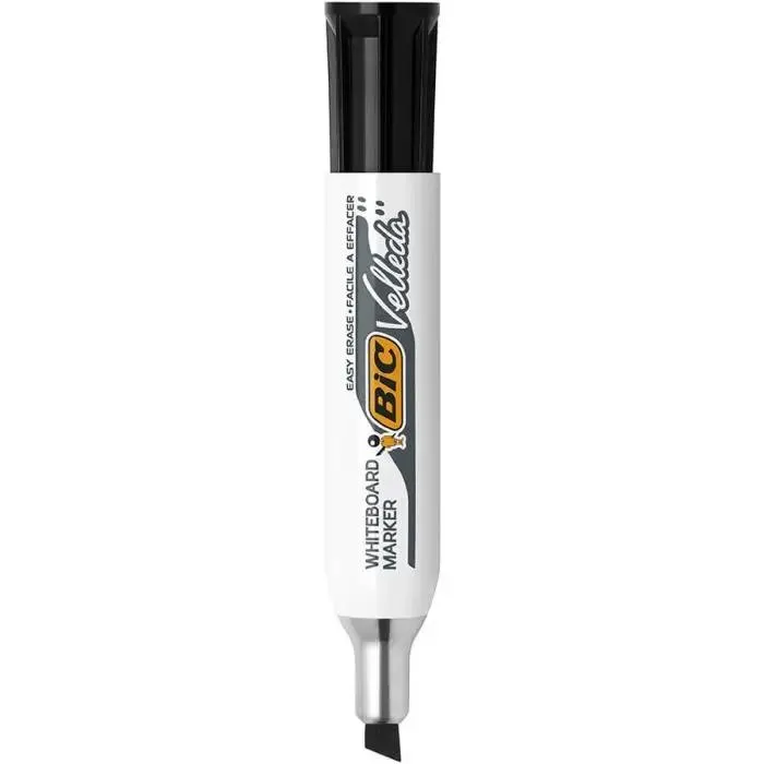 Bic velleda punta scalpello nero 1 pezzo