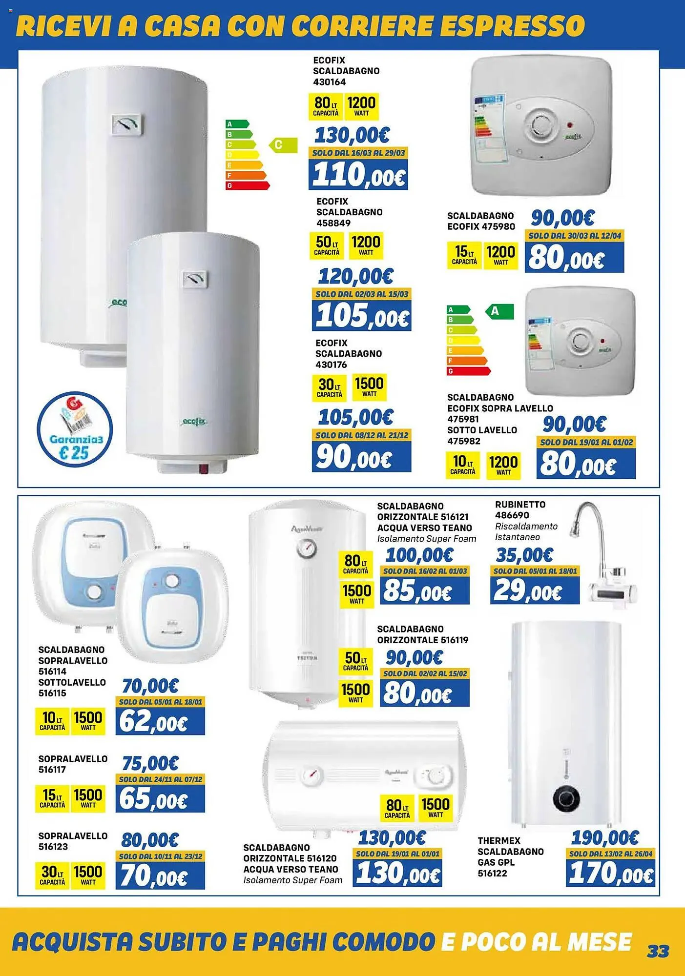 Volantino Orizzonte da 1 novembre a 30 aprile di 2026 - Pagina del volantino 33