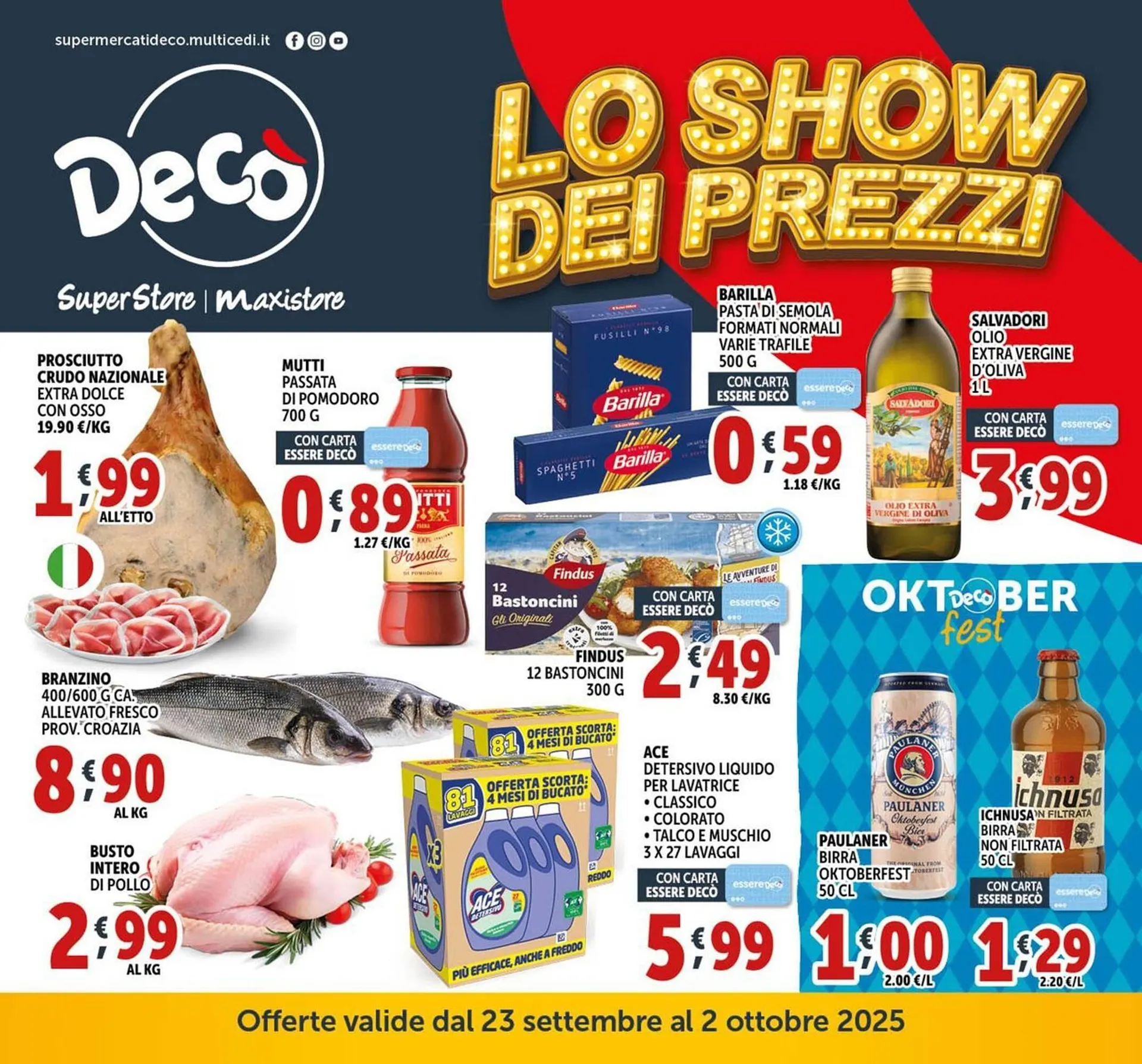 Volantino Deco Market da 23 settembre a 2 ottobre di 2025 - Pagina del volantino 1
