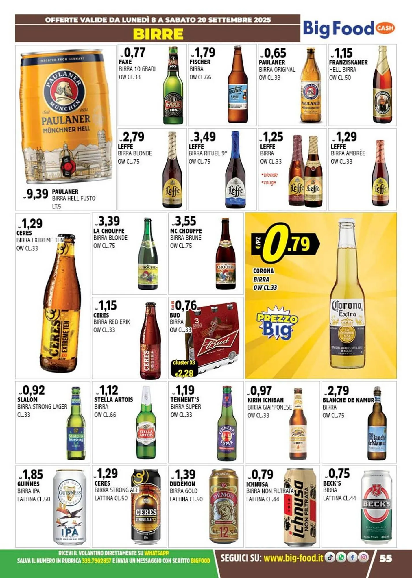 Volantino Big Food da 8 settembre a 20 settembre di 2025 - Pagina del volantino 55