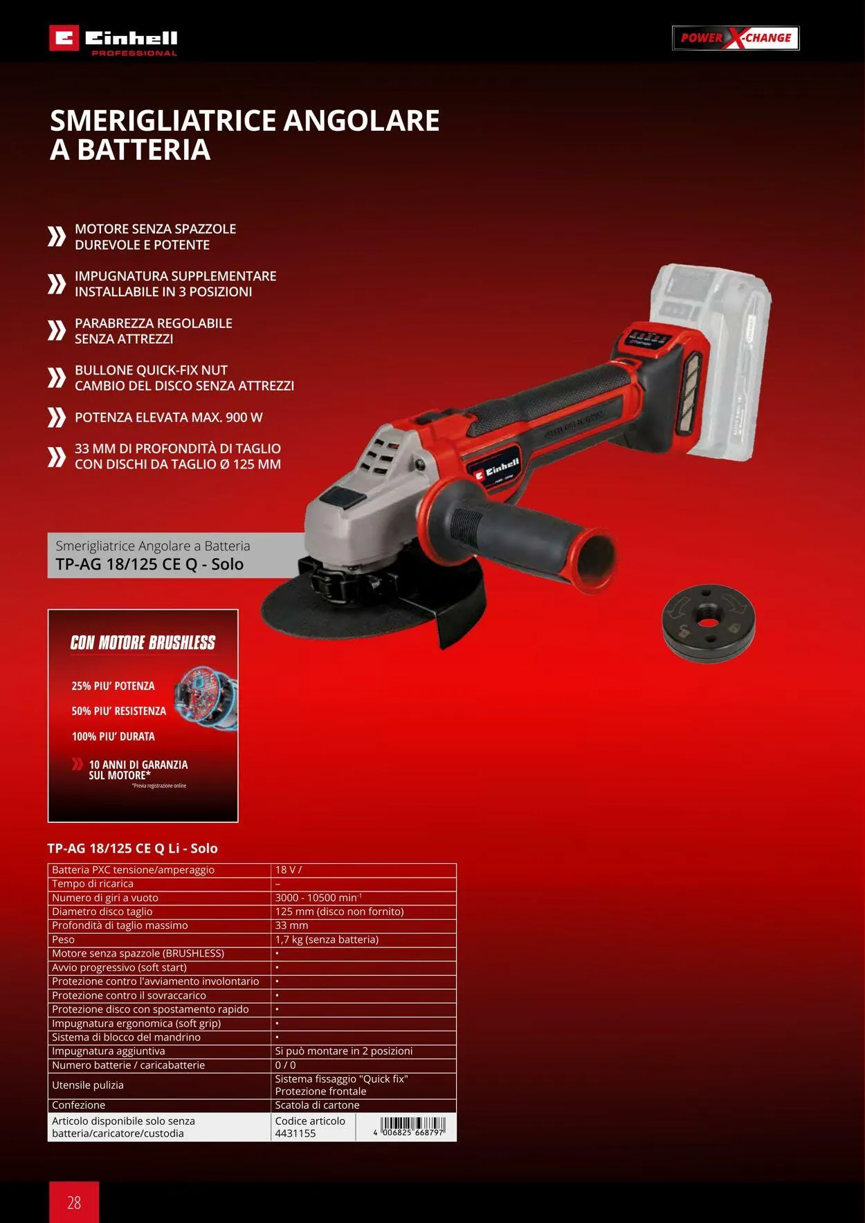 Einhell da 17 giugno a 17 dicembre di 2025 - Pagina del volantino 28