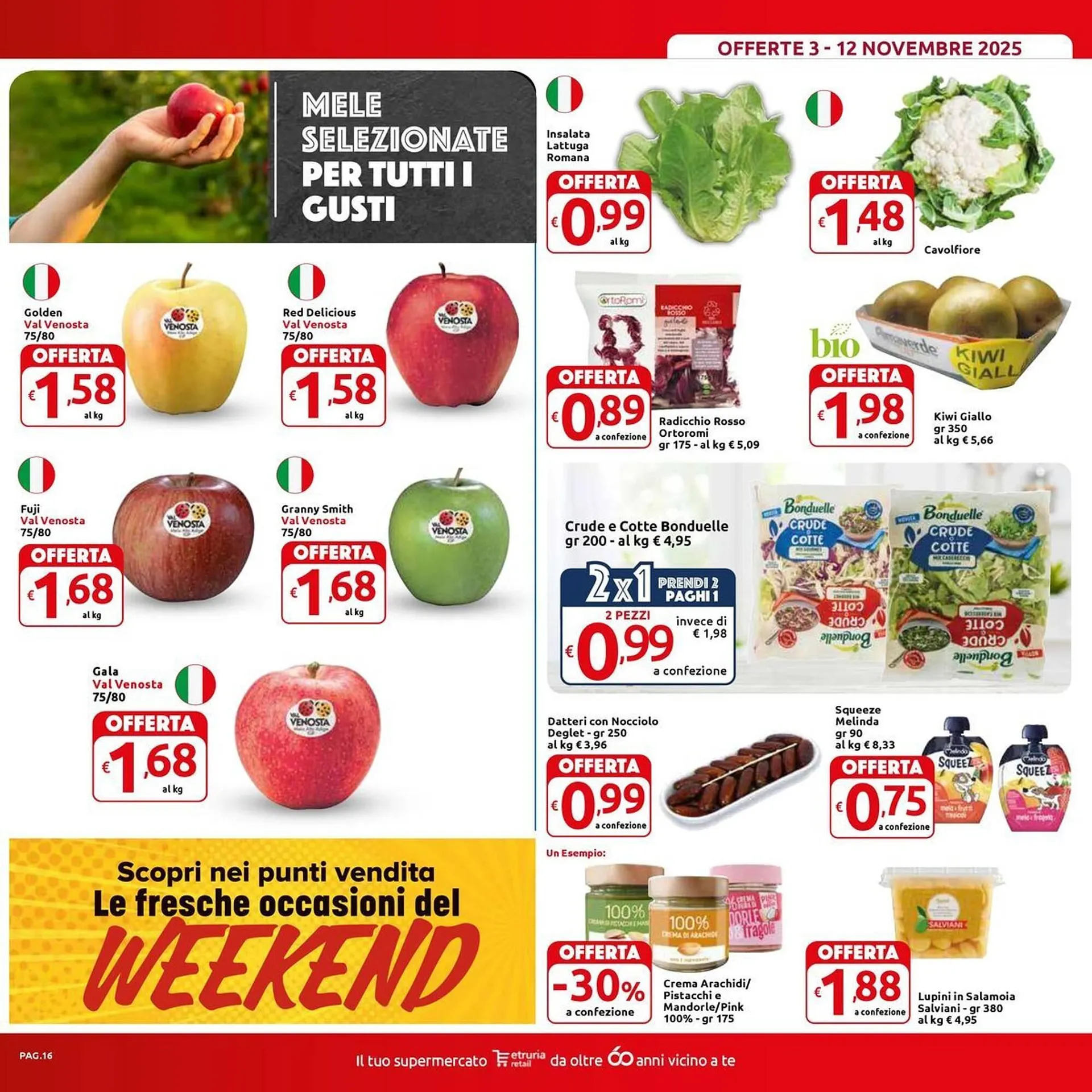 Volantino Carrefour Market da 3 novembre a 12 novembre di 2025 - Pagina del volantino 16