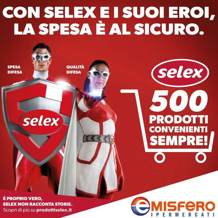 Con selex la spesa e al sicuro da 20 settembre a 31 dicembre di 2024 - Pagina del volantino 1