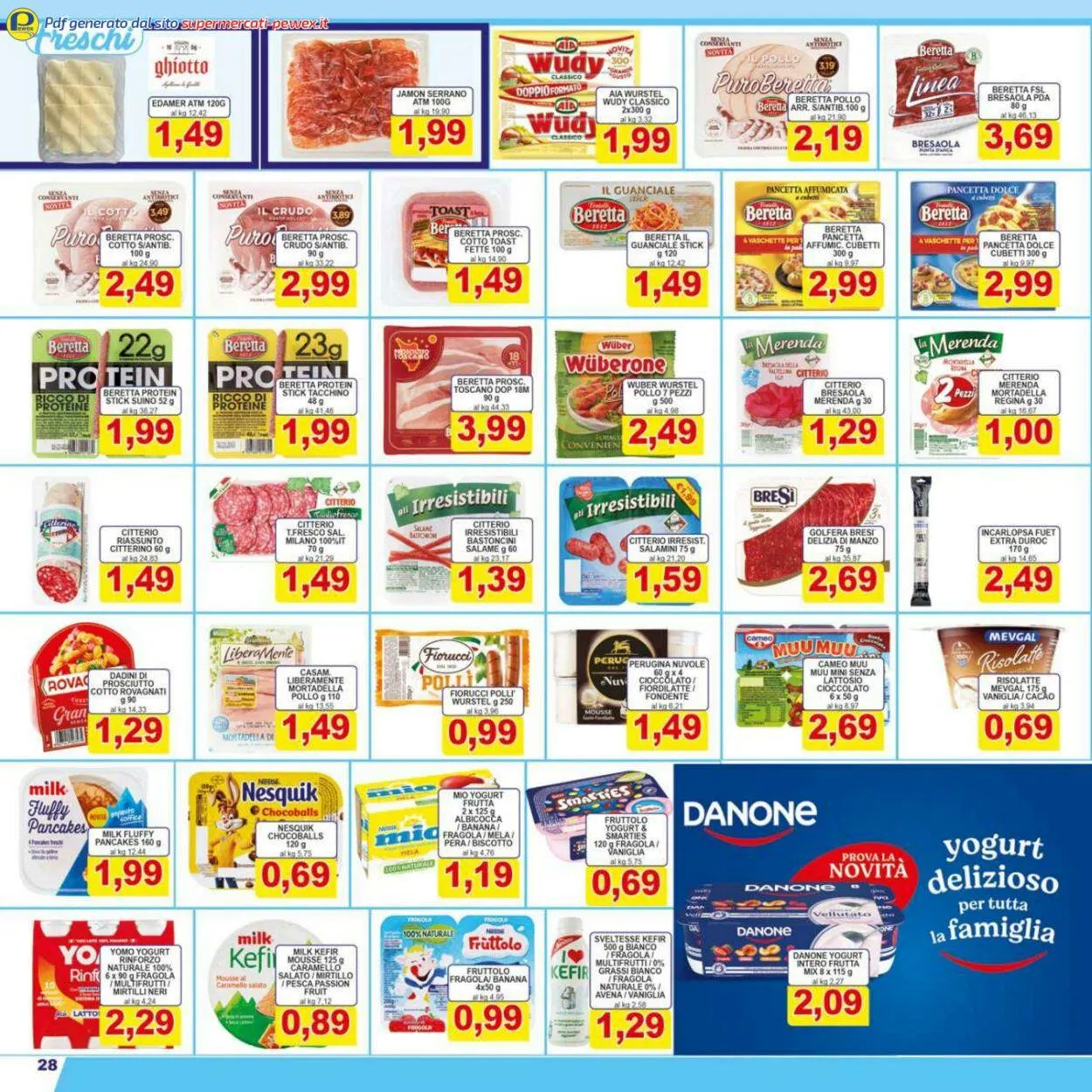 Pewex Volantino attuale da 15 dicembre a 29 dicembre di 2025 - Pagina del volantino 28
