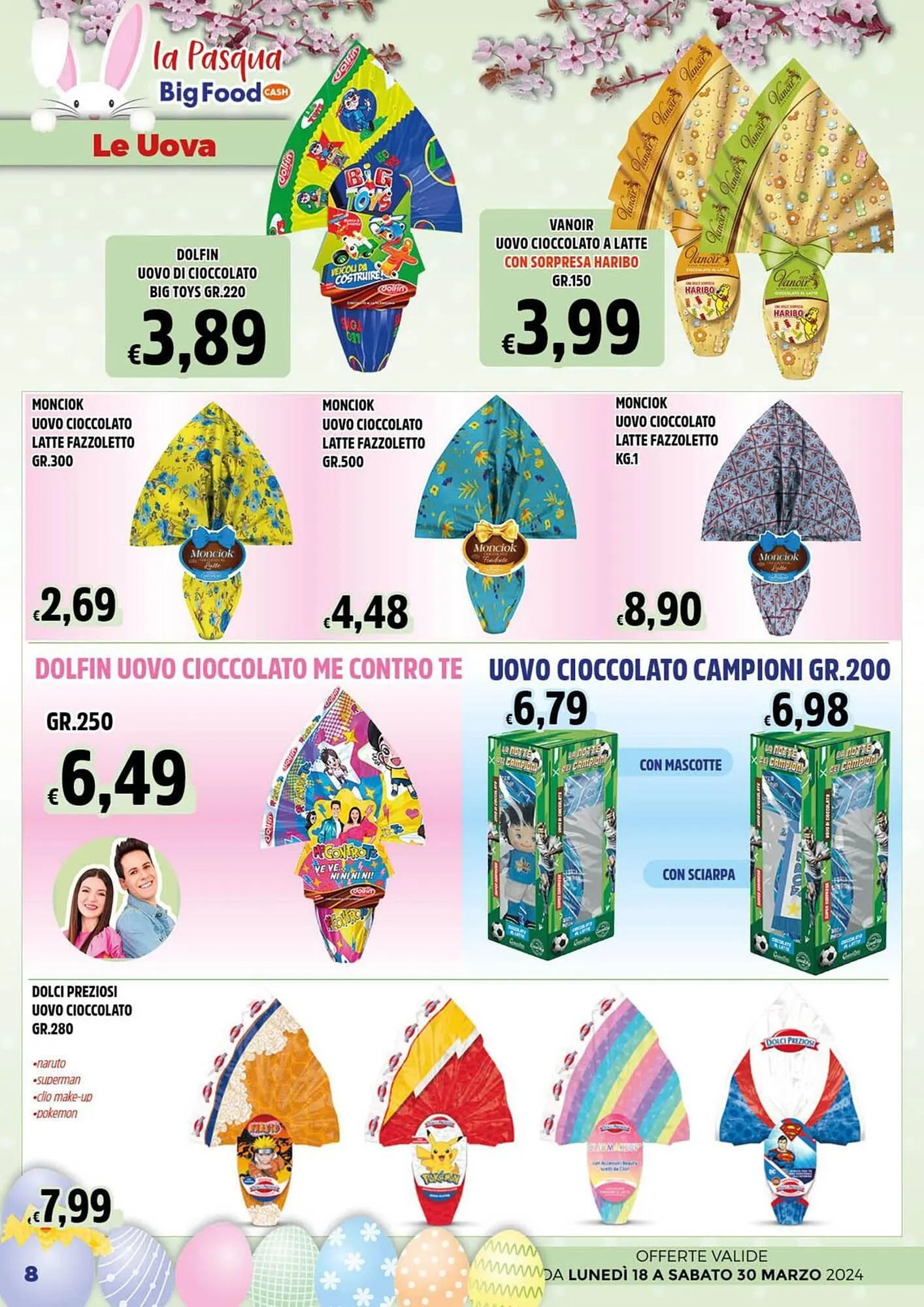 Volantino Big Food da 18 marzo a 30 marzo di 2024 - Pagina del volantino 8