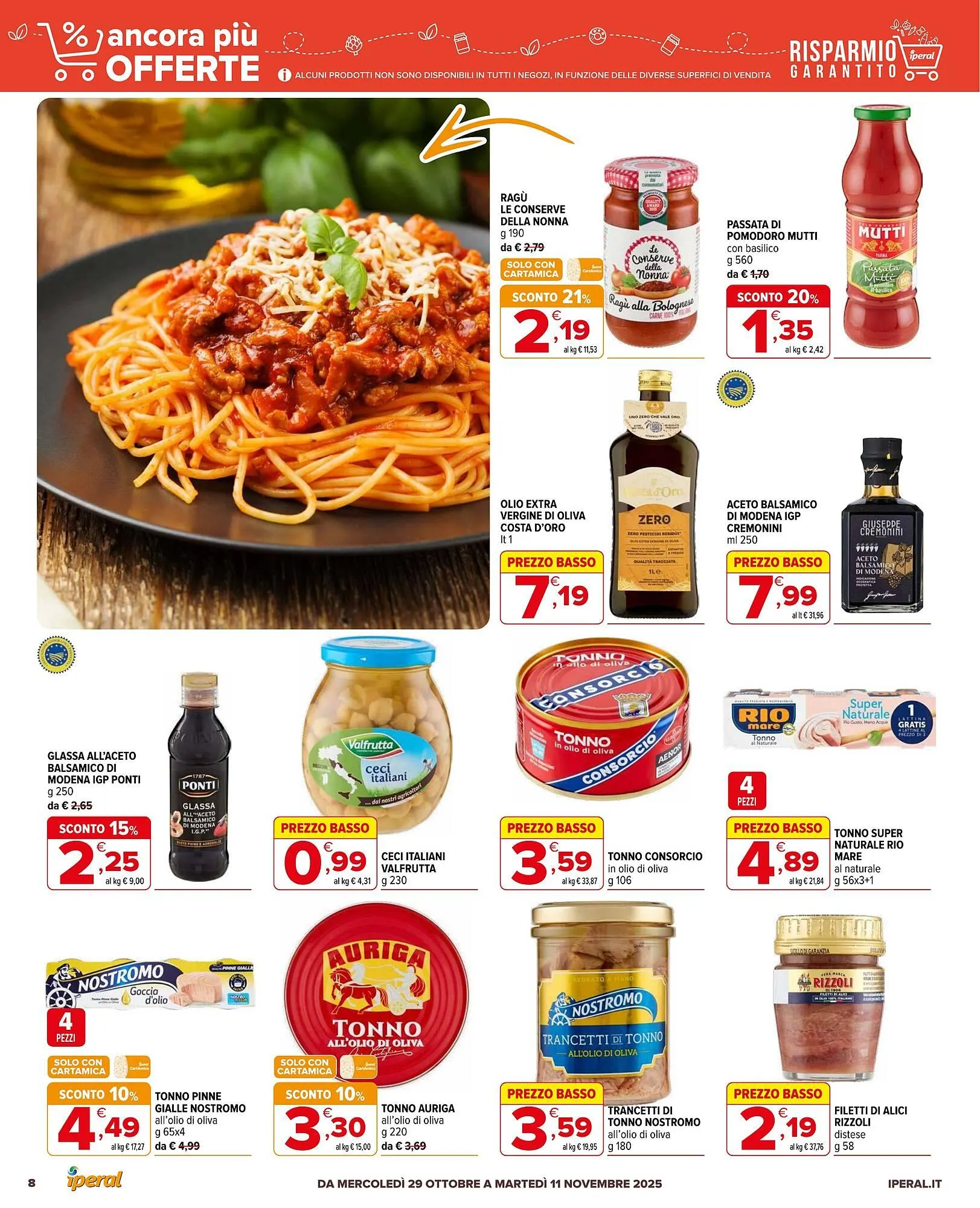 Volantino Iperal da 29 ottobre a 11 novembre di 2025 - Pagina del volantino 8