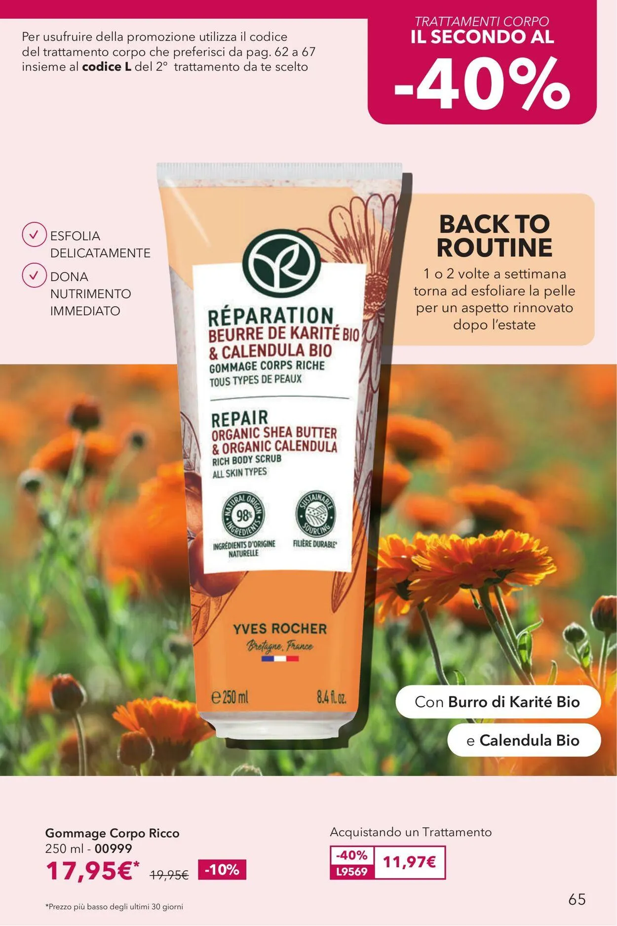 Yves Rocher Volantino attuale da 11 settembre a 25 settembre di 2025 - Pagina del volantino 65