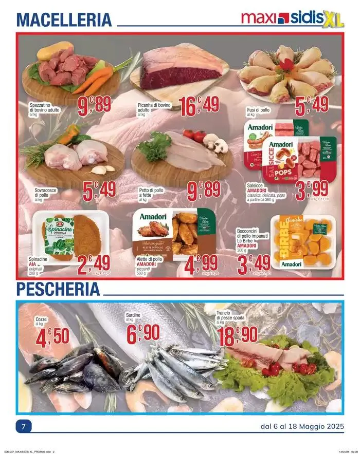 Il piacere di fare la spesa da 5 maggio a 18 maggio di 2025 - Pagina del volantino 7