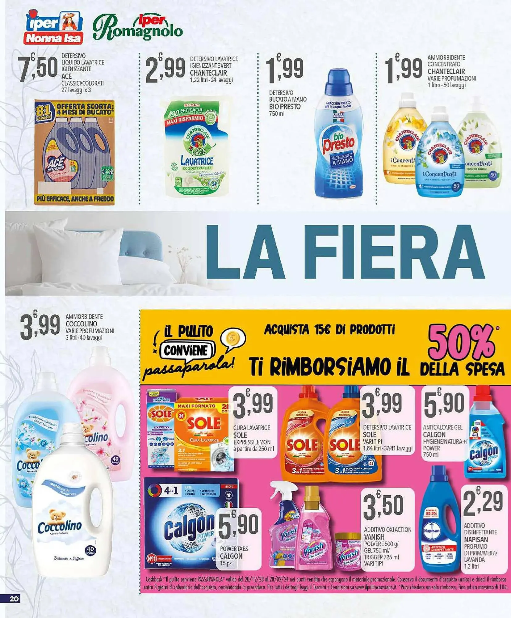 Volantino Iper Romagnolo da 28 dicembre a 7 gennaio di 2024 - Pagina del volantino 20