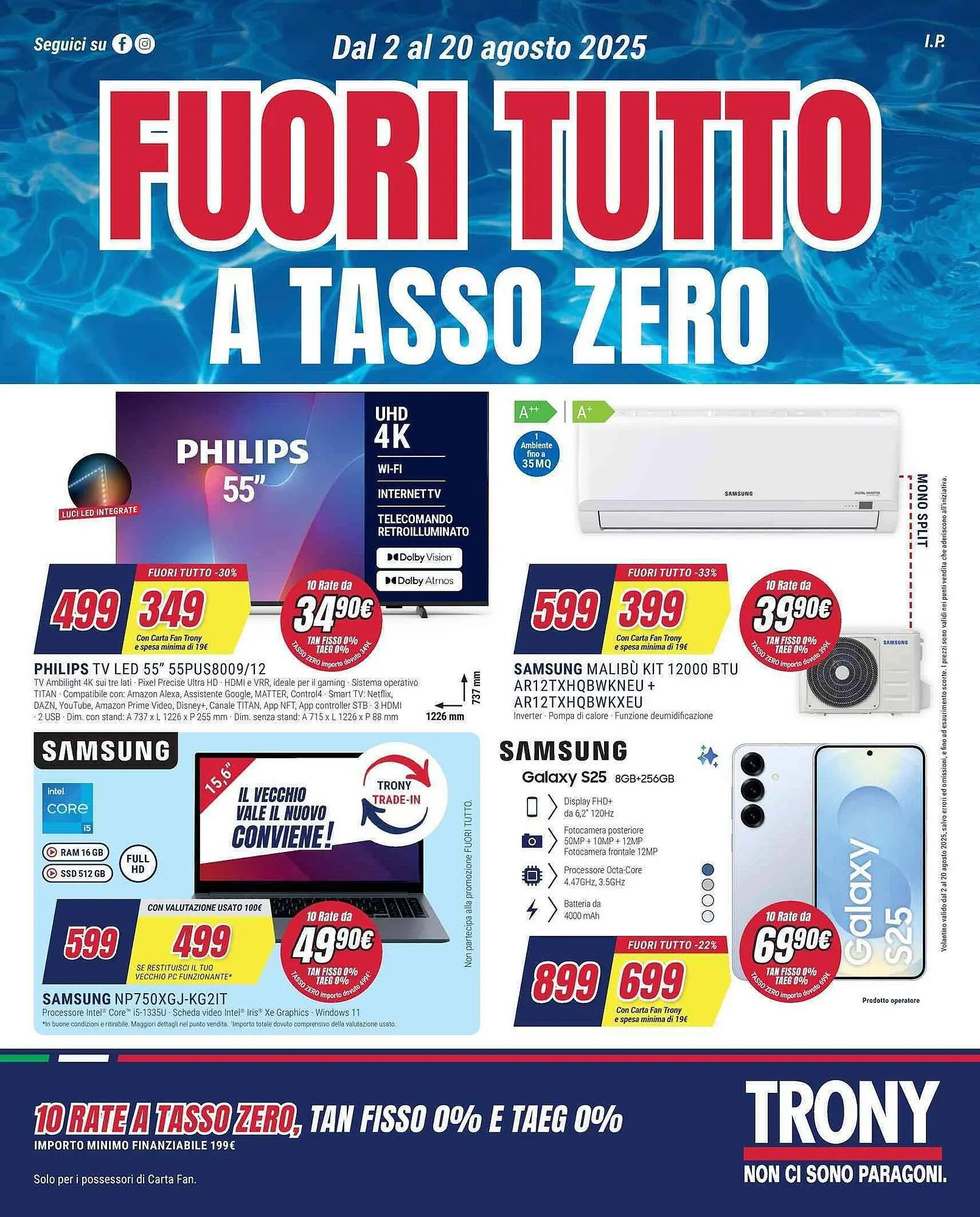 Volantino Trony da 1 agosto a 20 agosto di 2025 - Pagina del volantino 1