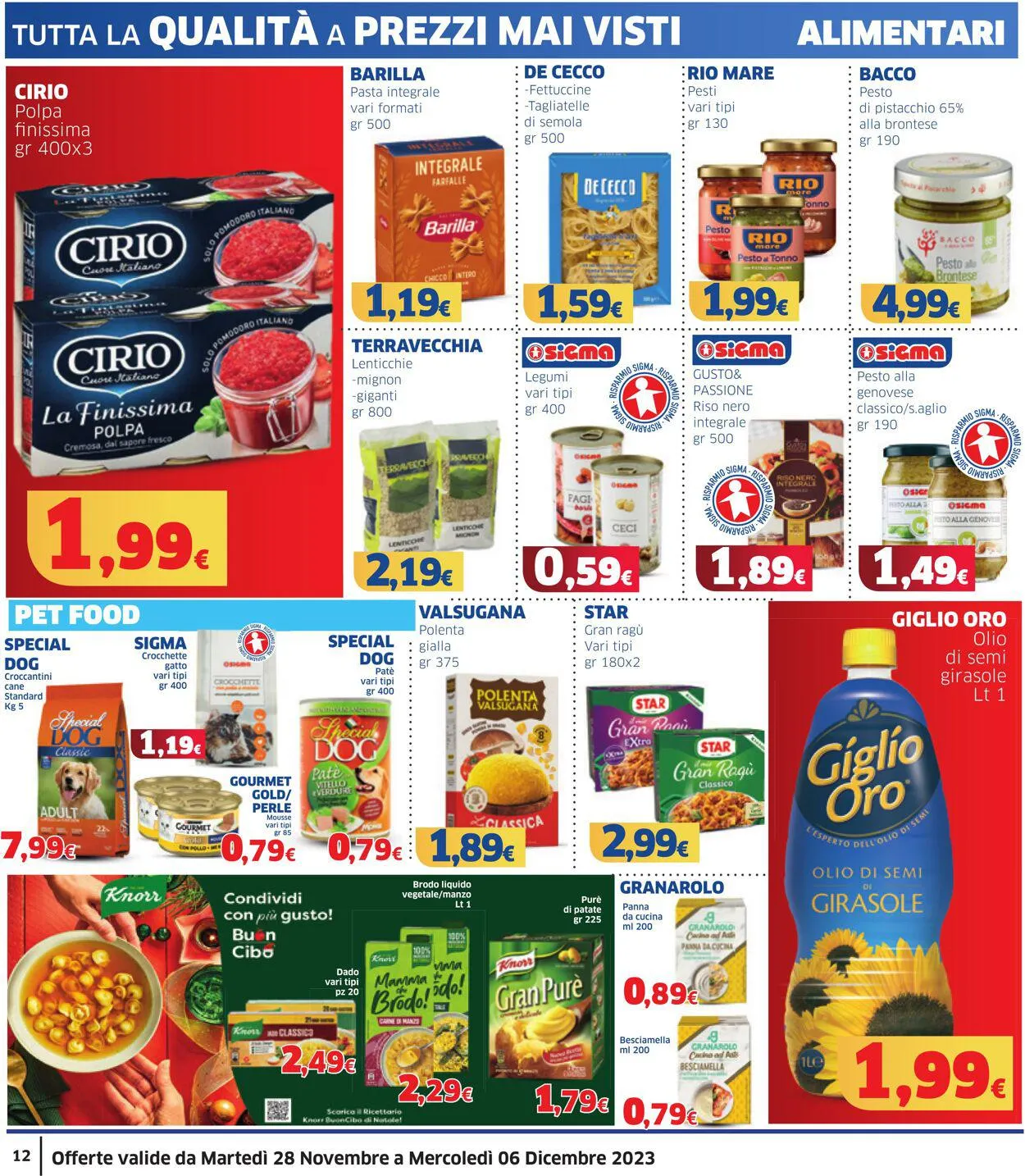 Sigma - Sicila Volantino attuale da 28 novembre a 6 dicembre di 2023 - Pagina del volantino 12