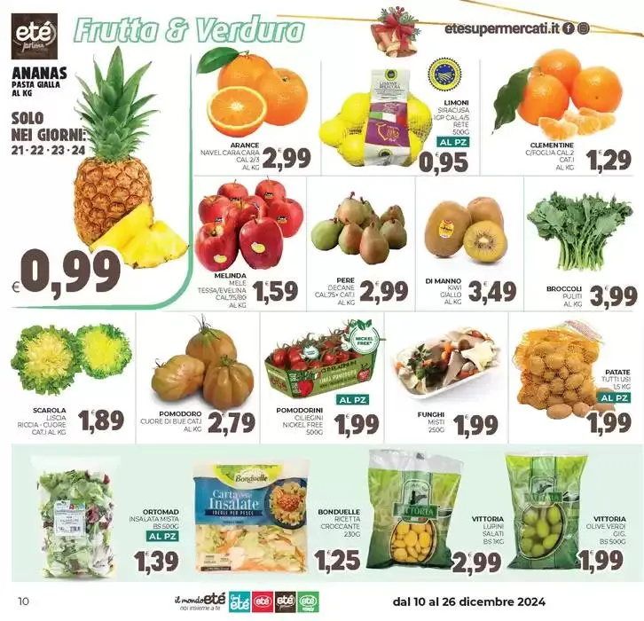 Dal 10 al 26 dicembre 2024 da 10 dicembre a 26 dicembre di 2024 - Pagina del volantino 10