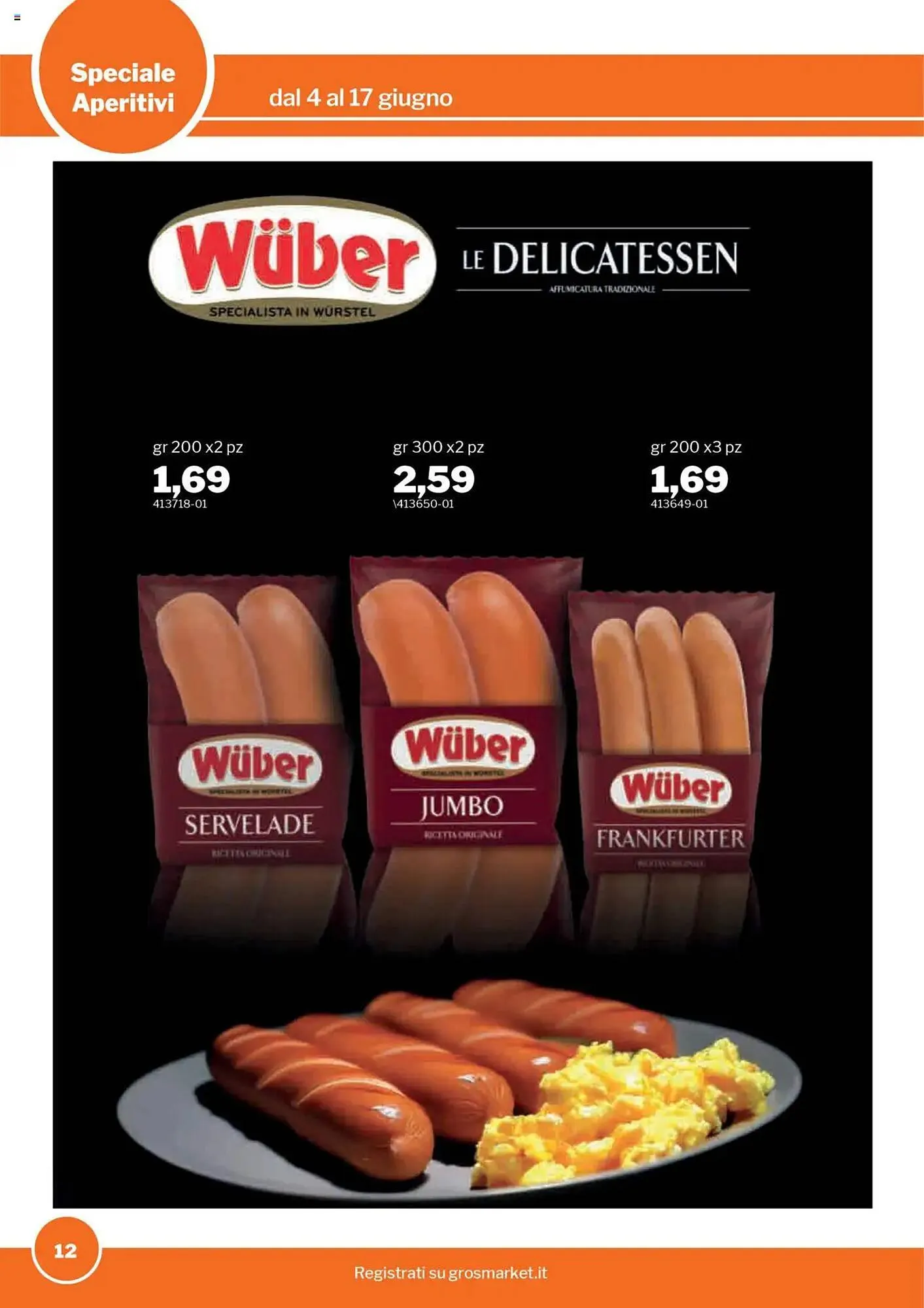 Volantino GrosMarket da 4 giugno a 17 giugno di 2025 - Pagina del volantino 12