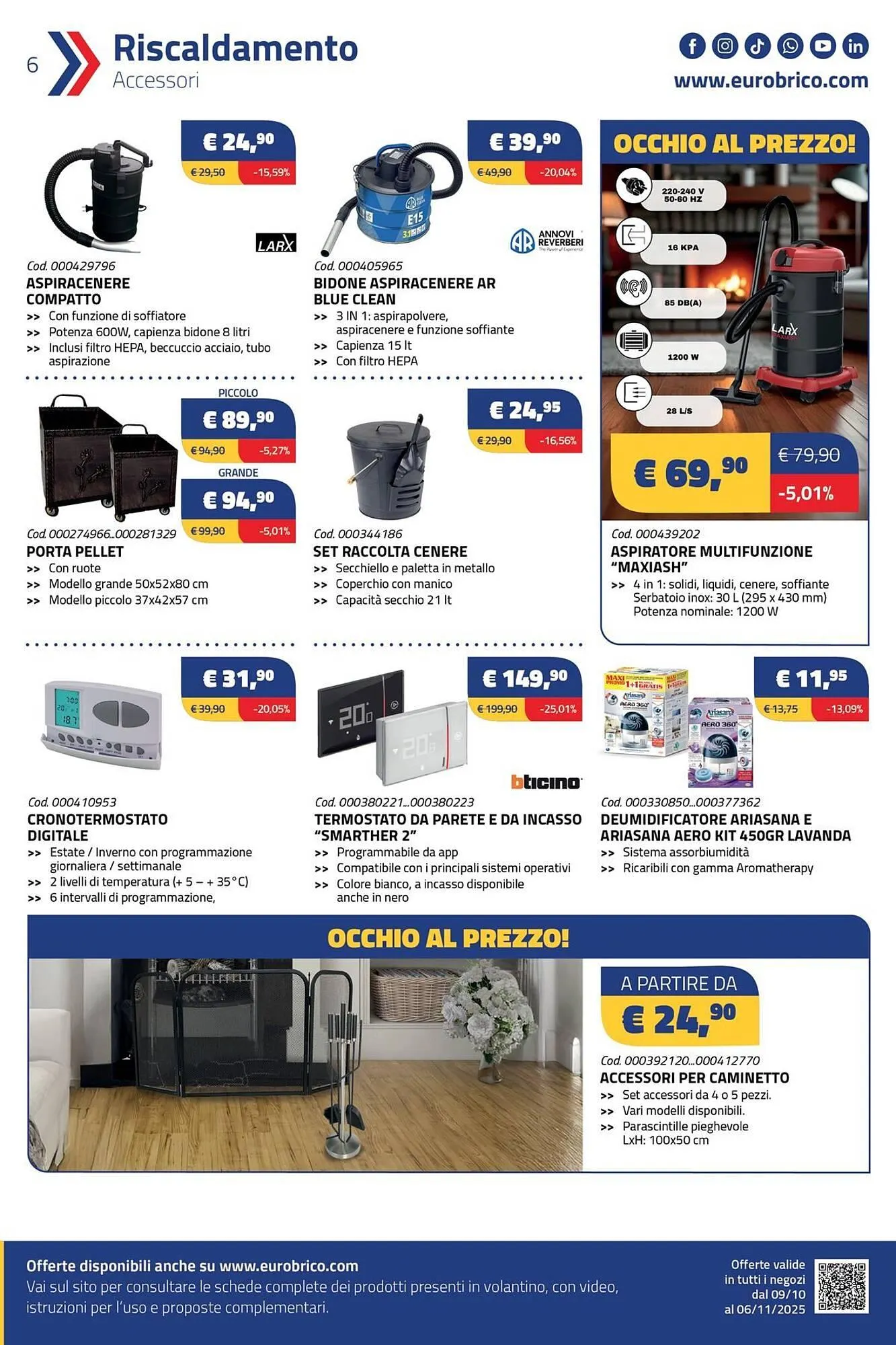 Volantino Eurobrico da 9 ottobre a 6 novembre di 2025 - Pagina del volantino 6