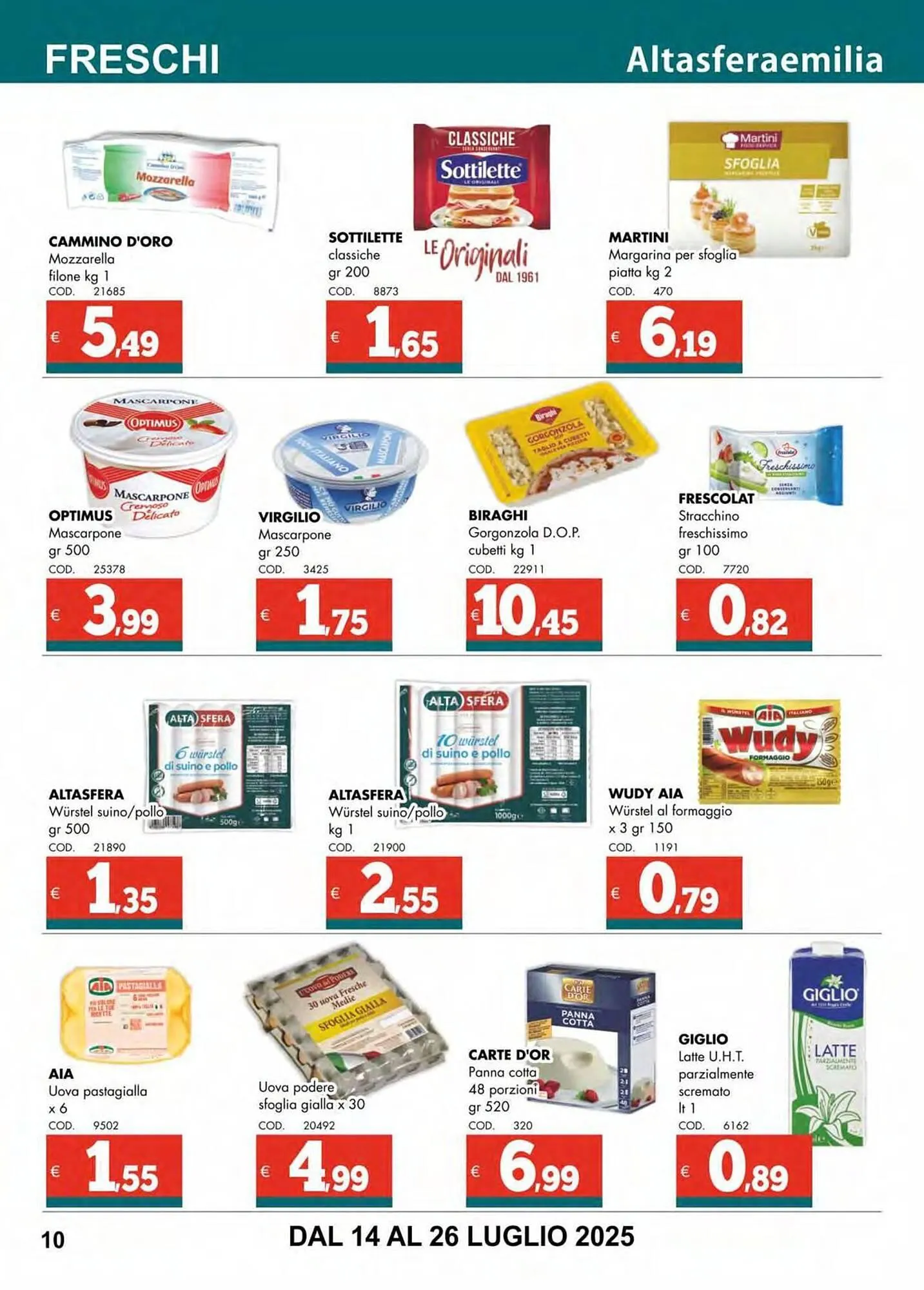 Volantino Altasfera da 14 luglio a 26 luglio di 2025 - Pagina del volantino 10