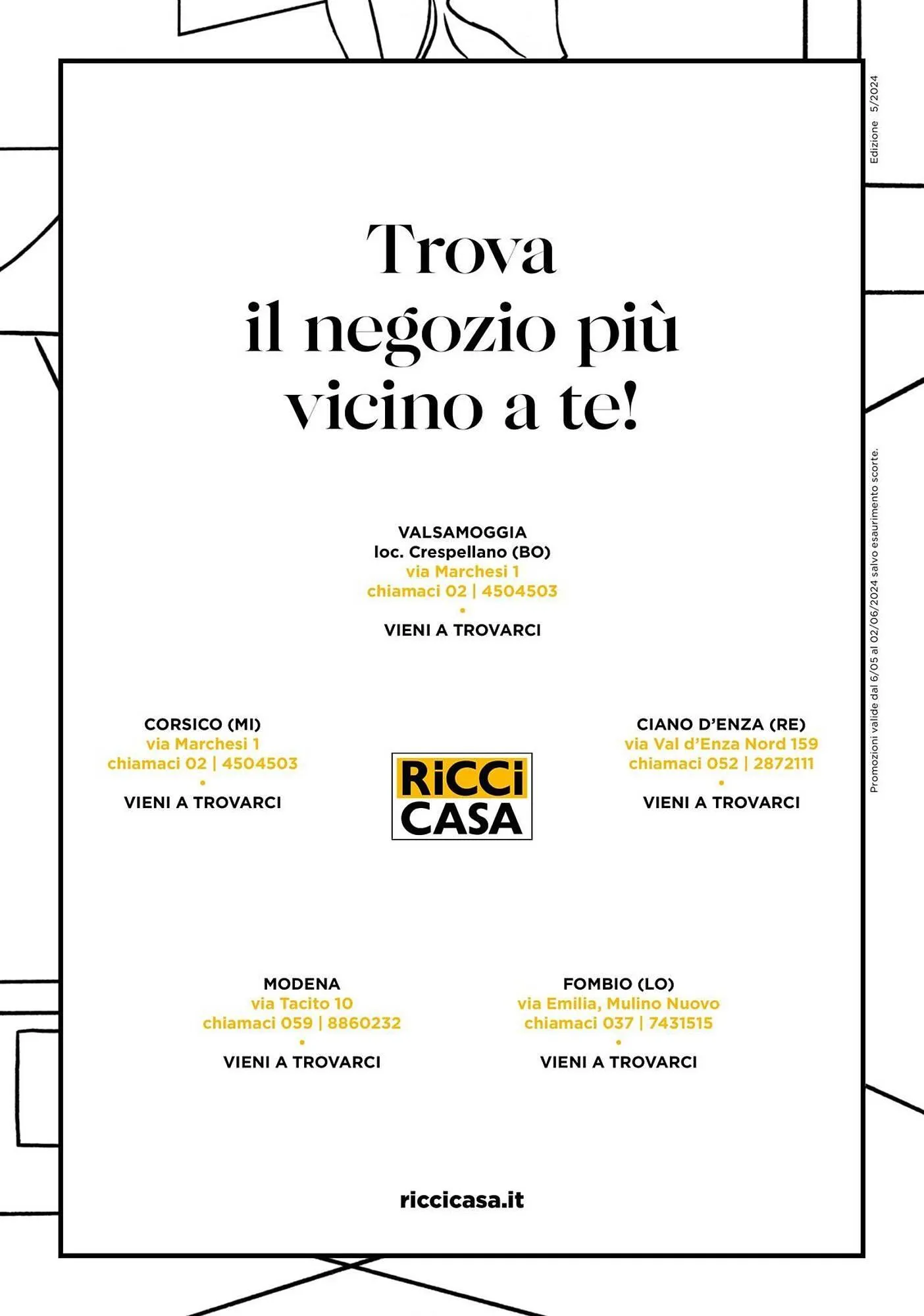 Volantino Ricci Casa da 13 maggio a 26 maggio di 2024 - Pagina del volantino 13