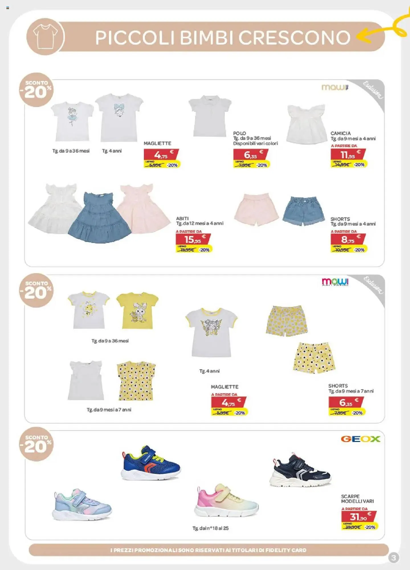 Volantino Bimbo Store da 4 aprile a 29 aprile di 2025 - Pagina del volantino 3