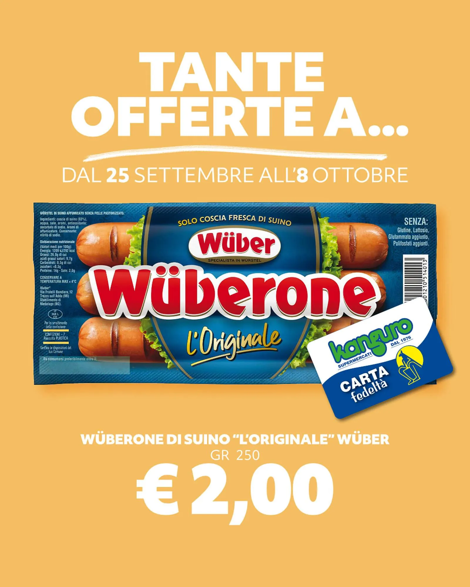 Volantino Kanguro da 2 ottobre a 8 ottobre di 2025 - Pagina del volantino 1