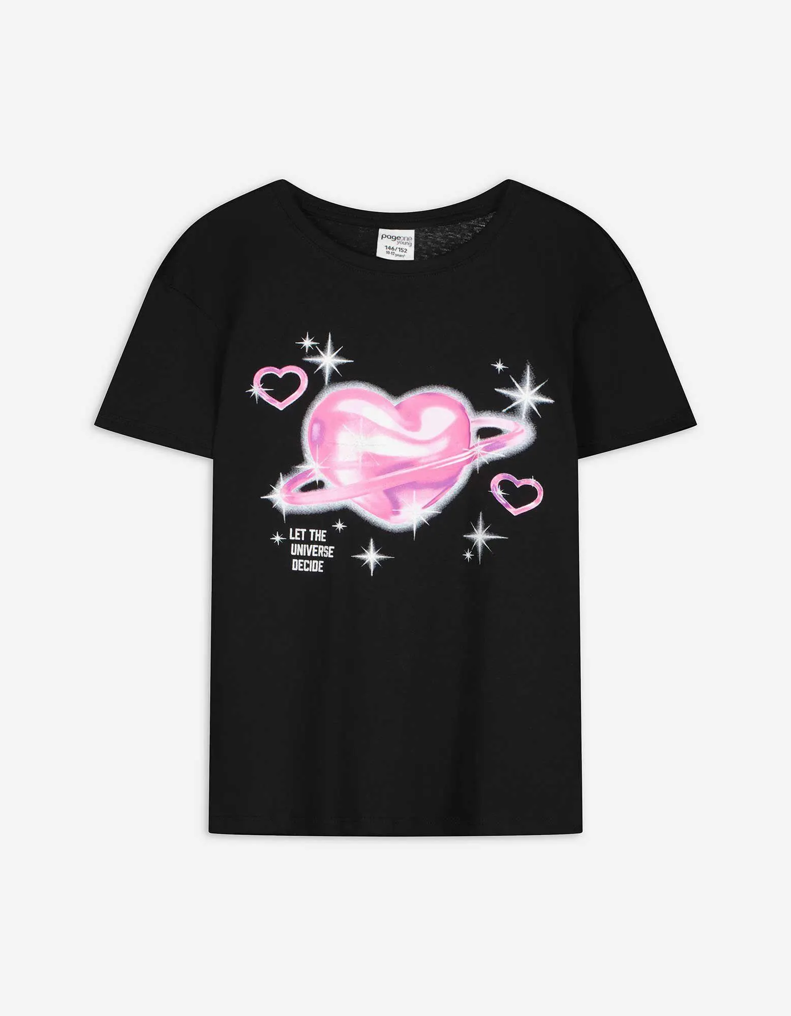 T-shirt - Cotone - nero