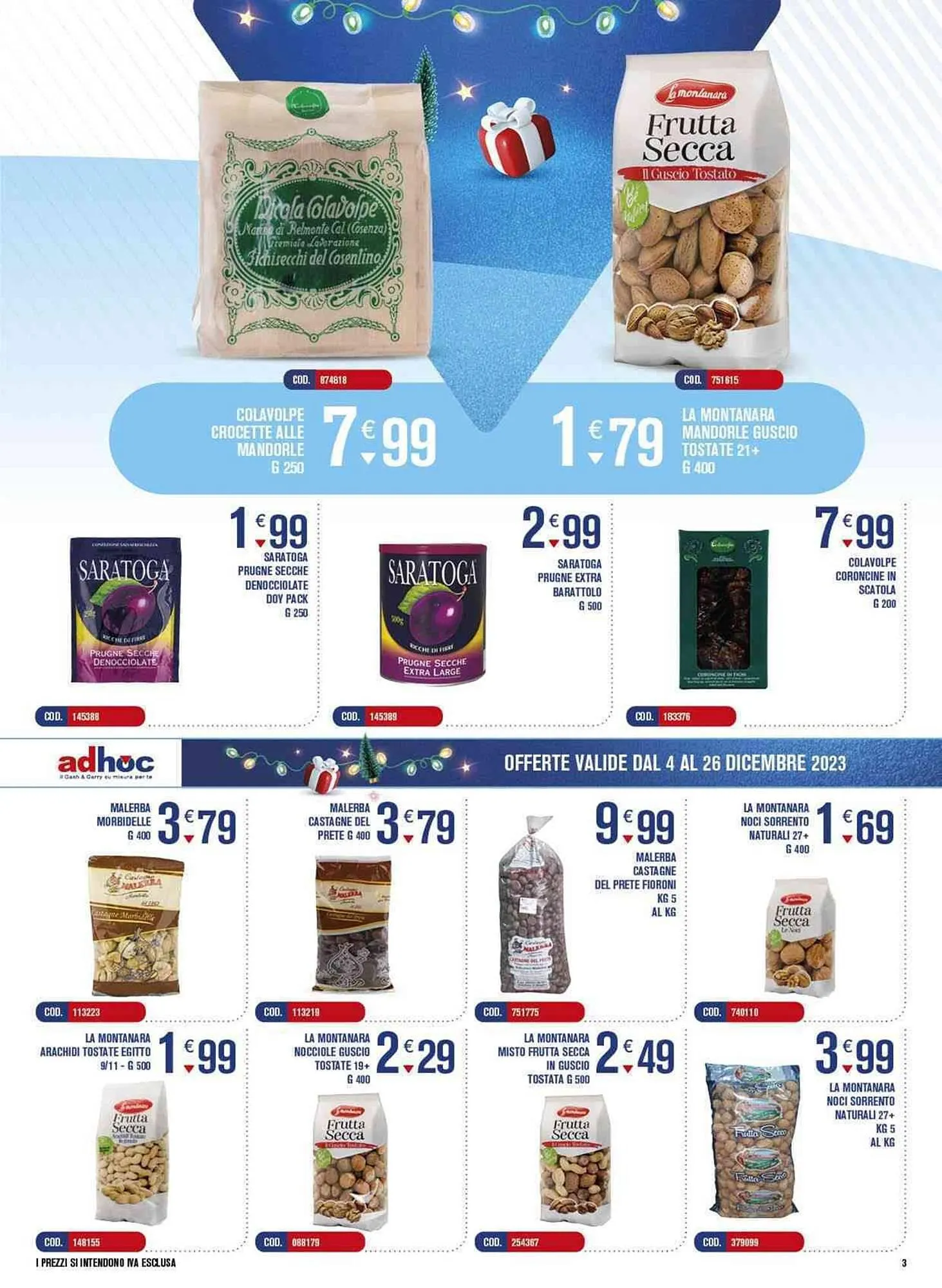 Volantino Adhoc da 4 dicembre a 26 dicembre di 2023 - Pagina del volantino 3