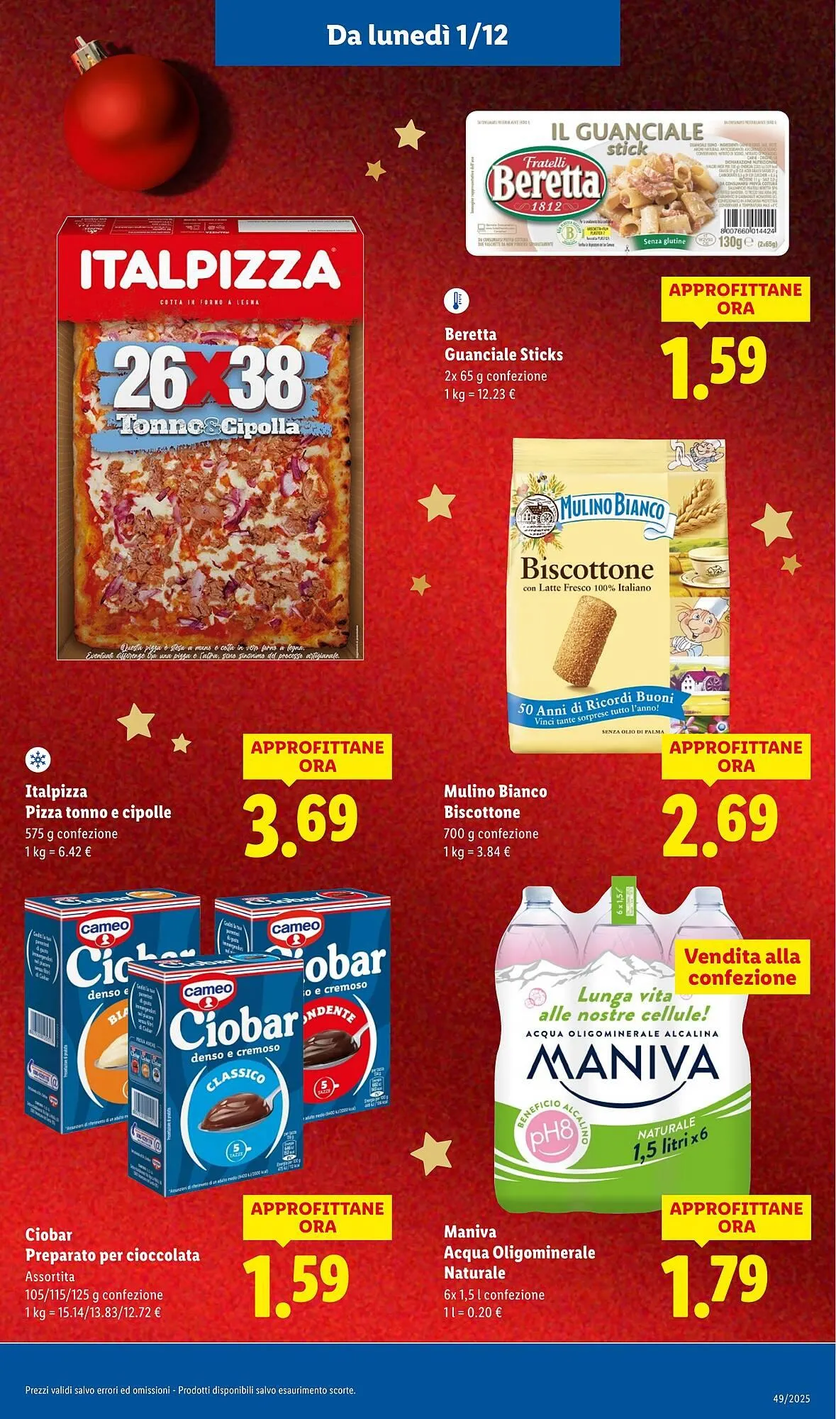 Volantino Lidl da 1 dicembre a 7 dicembre di 2025 - Pagina del volantino 25