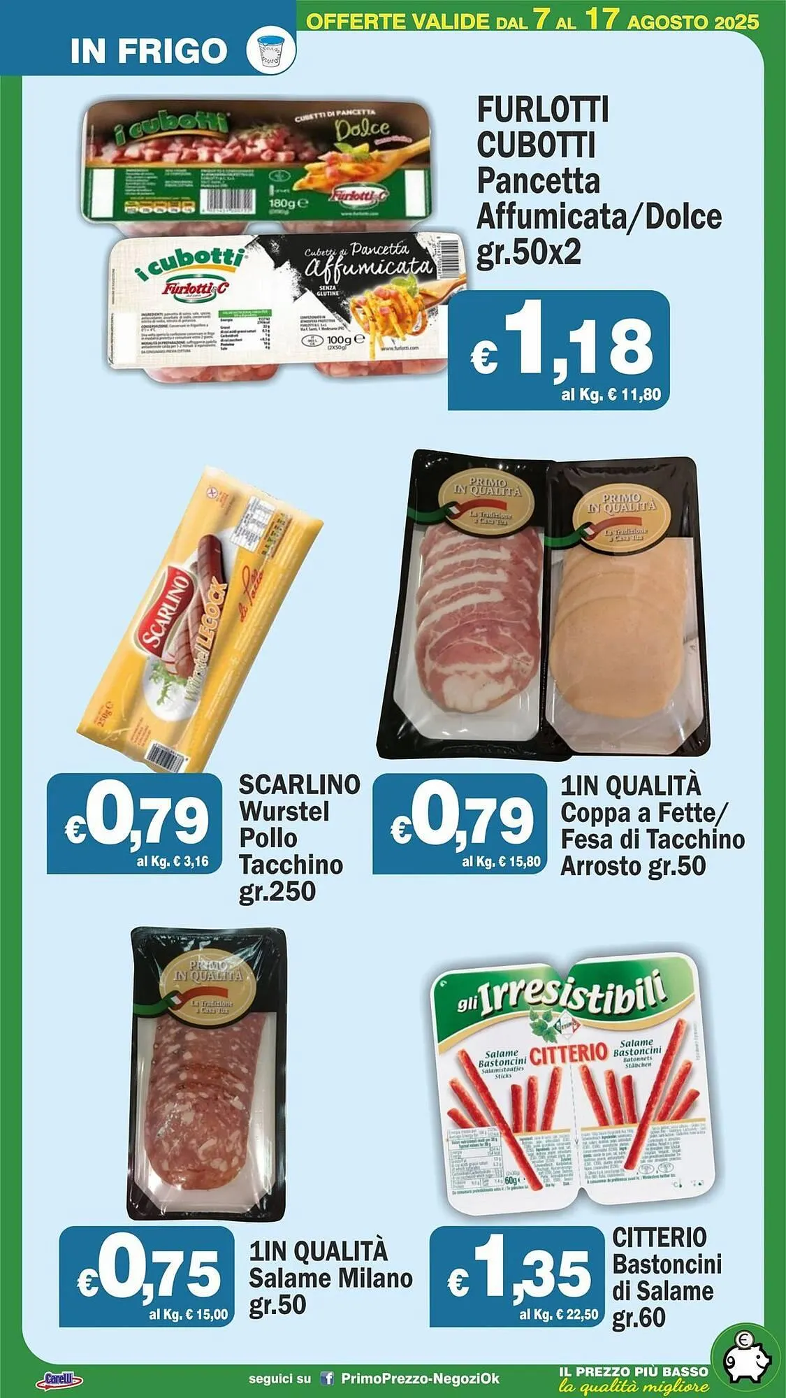 Volantino Primo Prezzo da 7 agosto a 17 agosto di 2025 - Pagina del volantino 41