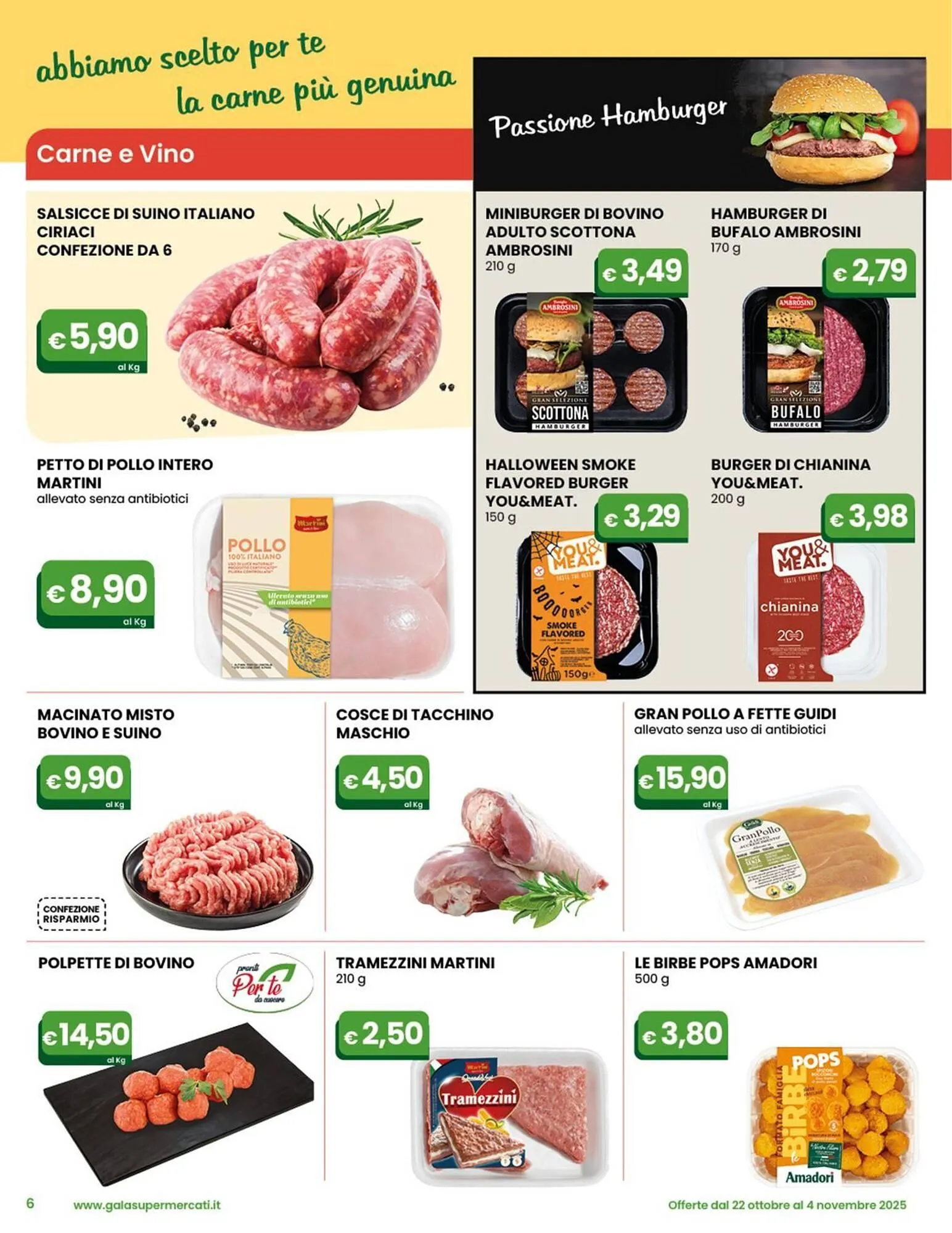 Volantino Gala Supermercati da 22 ottobre a 4 novembre di 2025 - Pagina del volantino 6