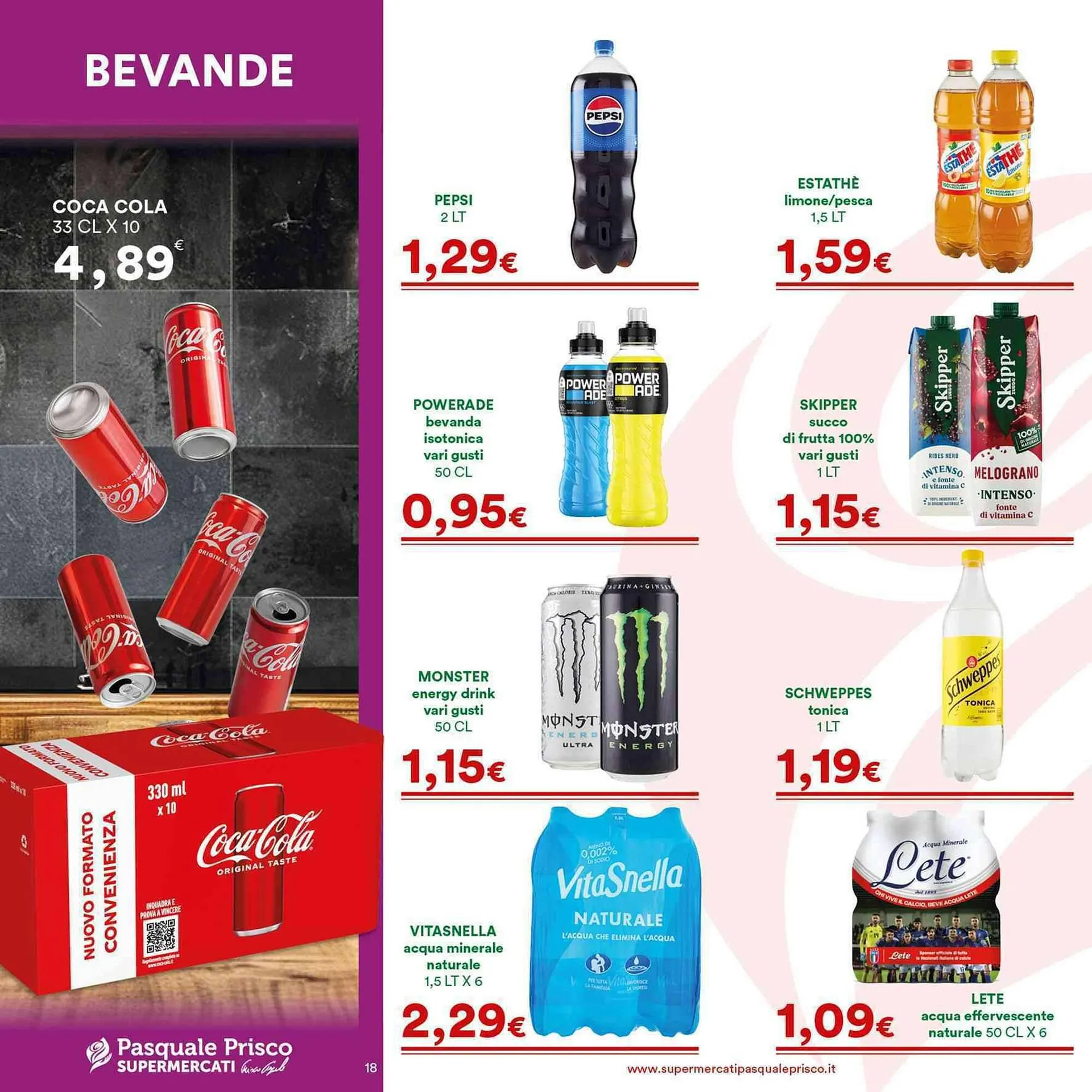 Volantino Supermercati Pasquale Prisco da 16 marzo a 26 marzo di 2026 - Pagina del volantino 18