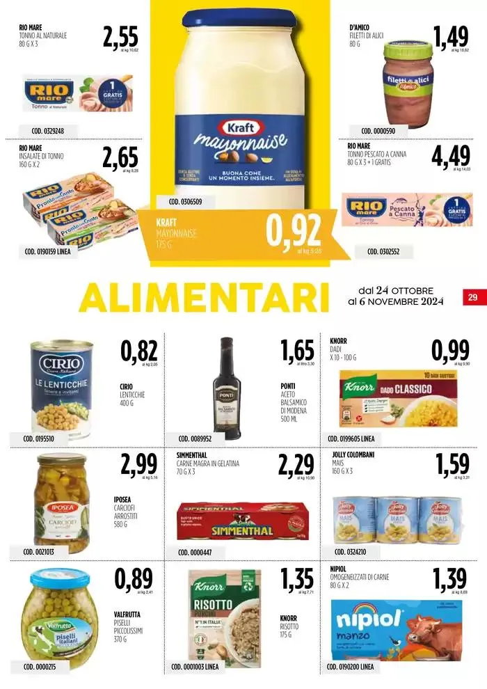 Offerte Carico Cash & Carry da 24 ottobre a 6 novembre di 2024 - Pagina del volantino 29