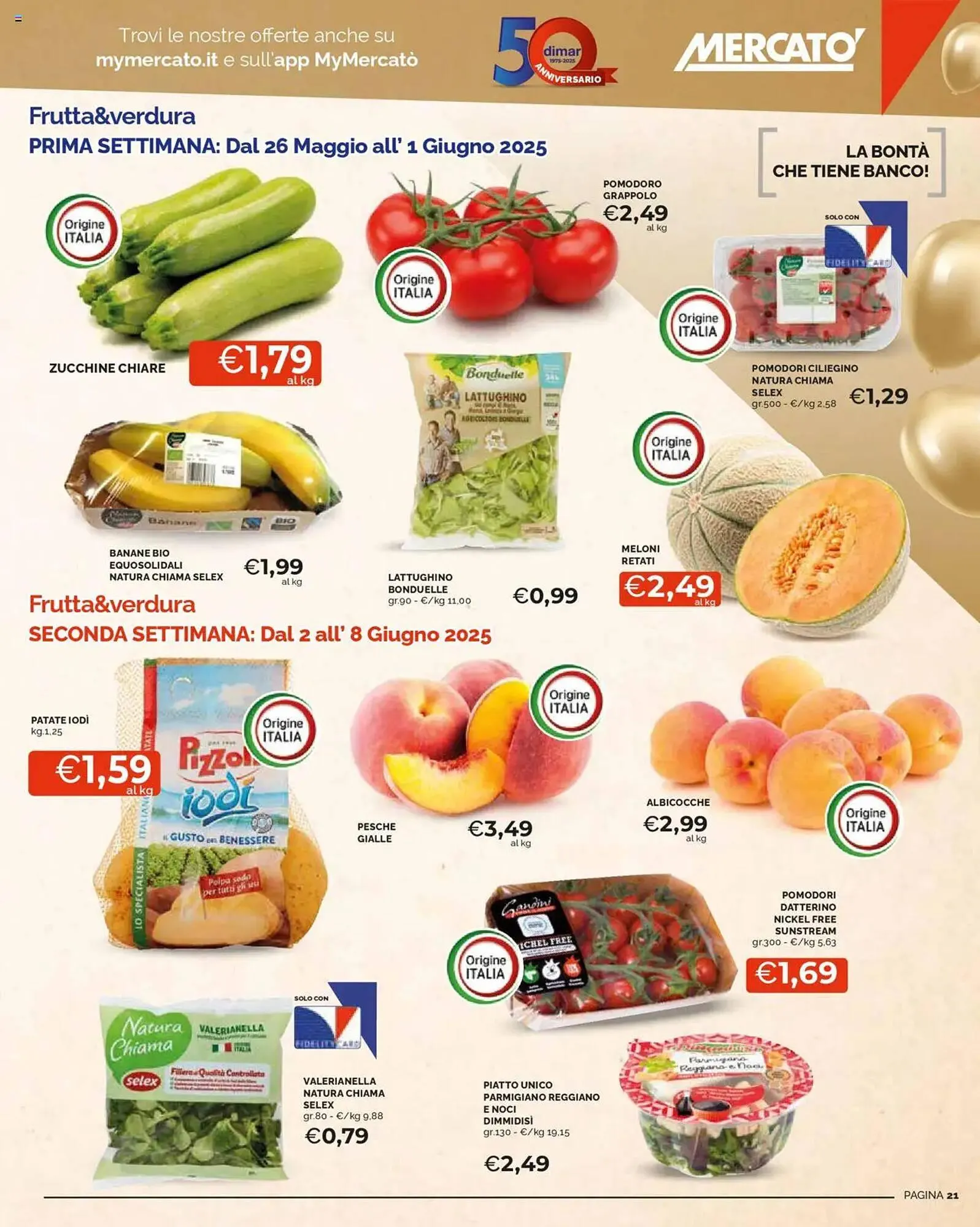 Volantino Mercatò da 26 maggio a 22 giugno di 2025 - Pagina del volantino 21