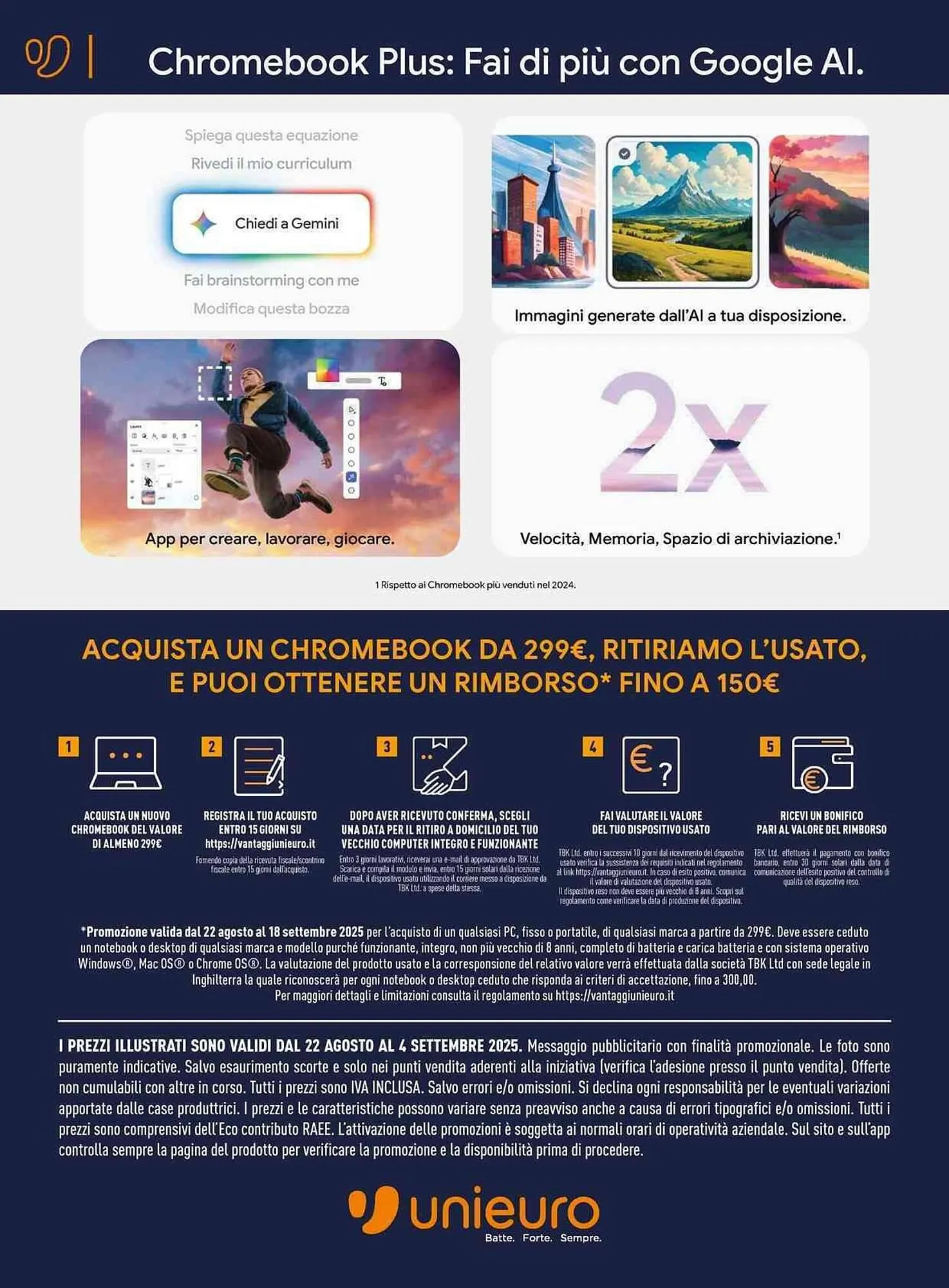 Volantino Unieuro da 22 agosto a 4 settembre di 2025 - Pagina del volantino 8