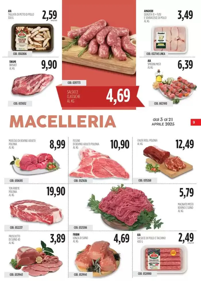 Offerte Carico Cash & Carry da 3 aprile a 21 aprile di 2025 - Pagina del volantino 9