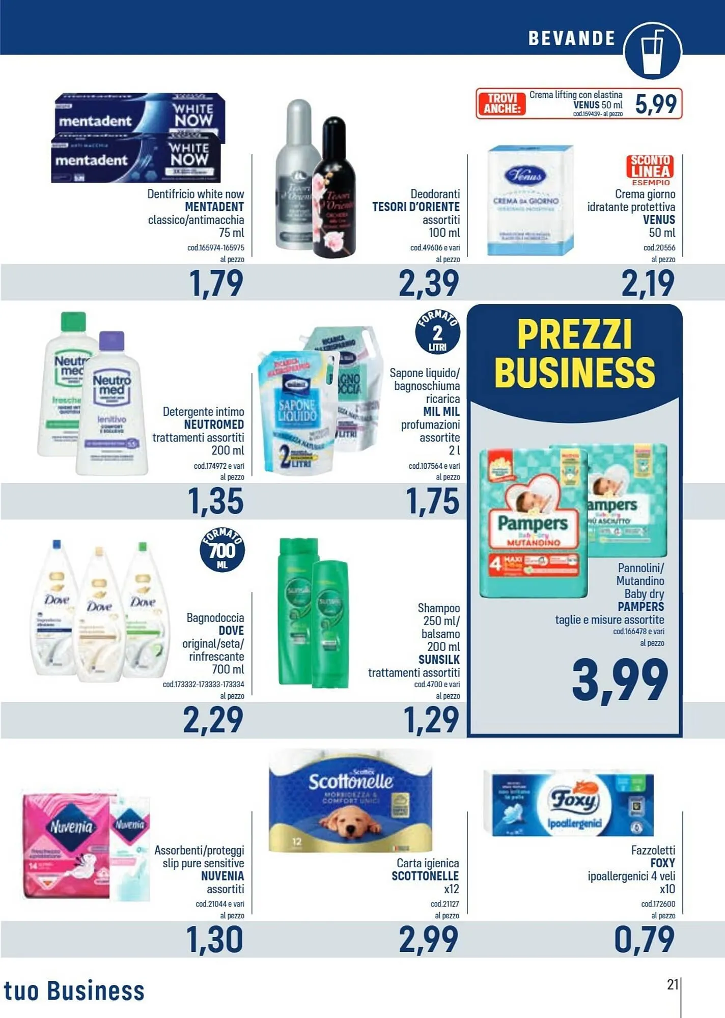 Volantino Talento Professional Store da 10 novembre a 23 novembre di 2025 - Pagina del volantino 21