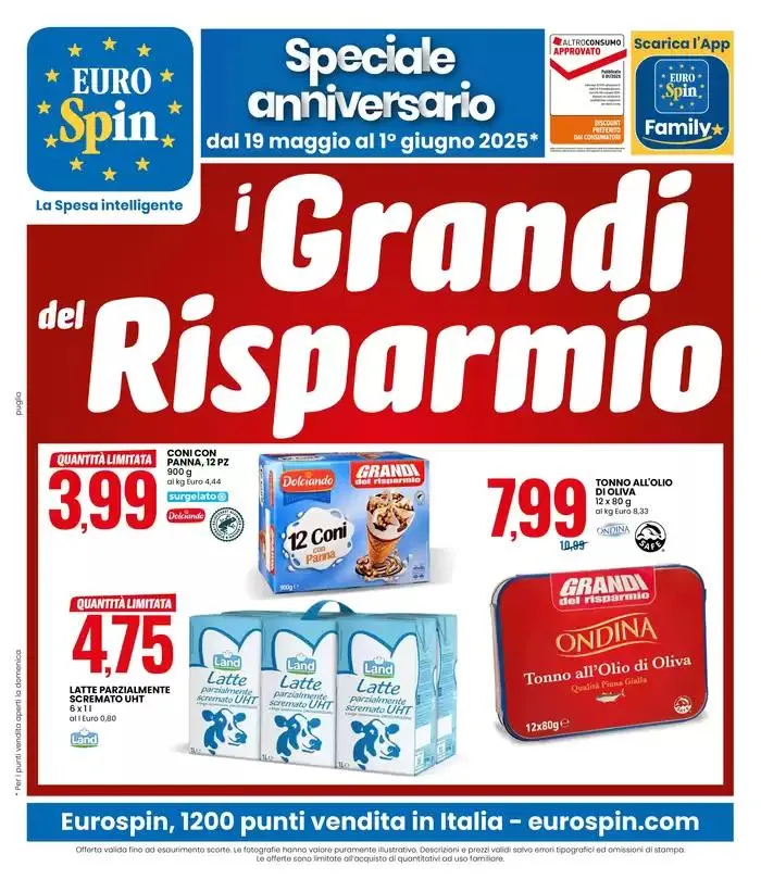I Grandi del risparmio da 19 maggio a 1 giugno di 2025 - Pagina del volantino 1