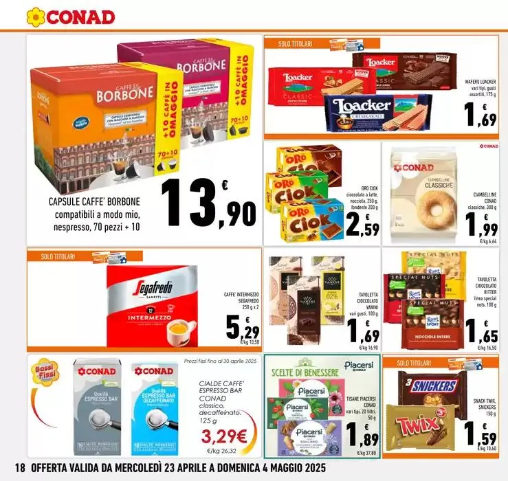 PREZZI KO da 23 aprile a 4 maggio di 2025 - Pagina del volantino 18