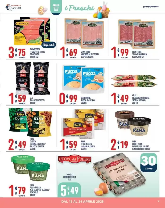 Buona Pasqua da 15 aprile a 26 aprile di 2025 - Pagina del volantino 9
