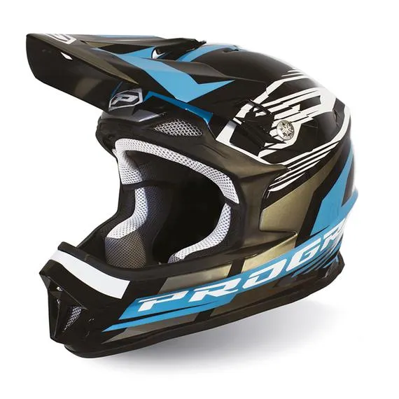 Casco integrale da cross 3150 Azzurro/Nero