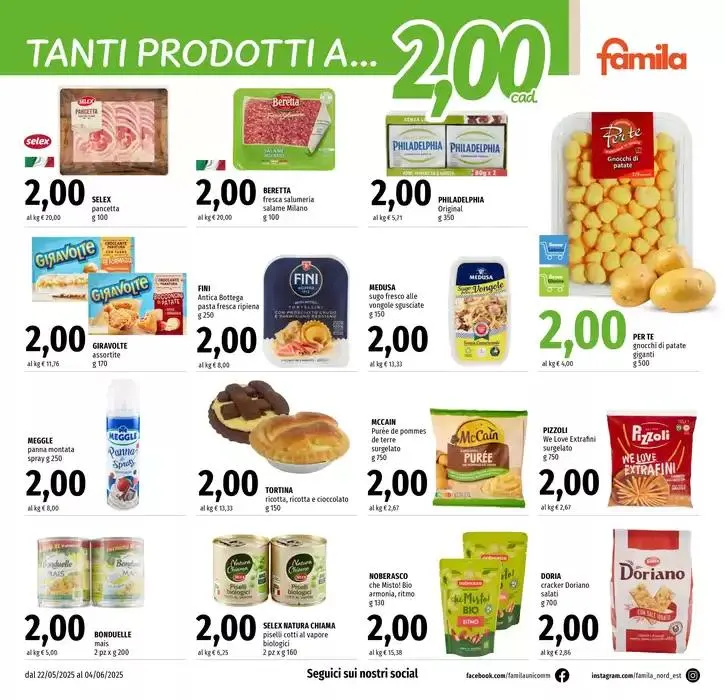 Tanti prodotti a 1,00 1,50 2,00 da 22 maggio a 4 giugno di 2025 - Pagina del volantino 6