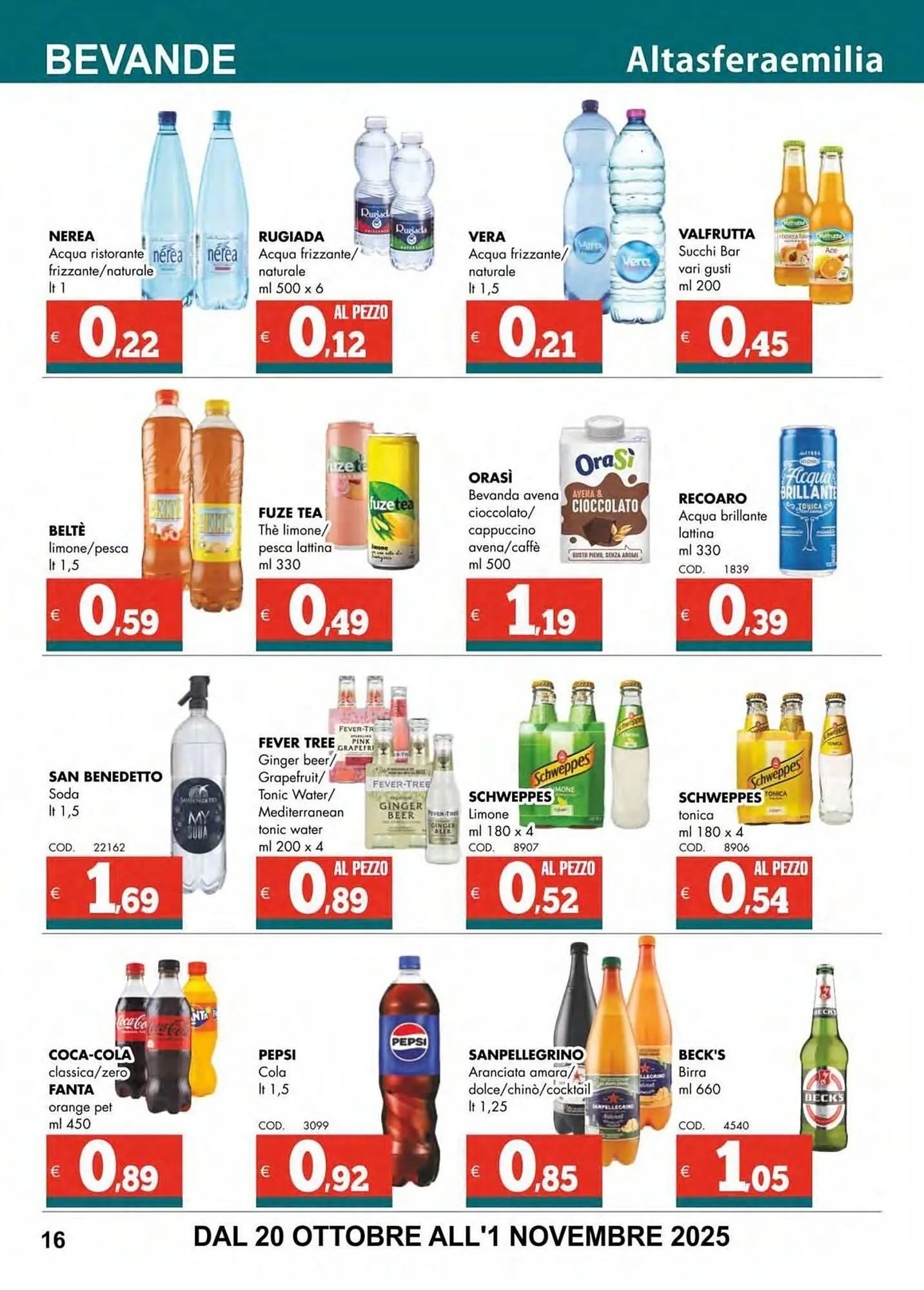 Volantino Altasfera da 20 ottobre a 1 novembre di 2025 - Pagina del volantino 16