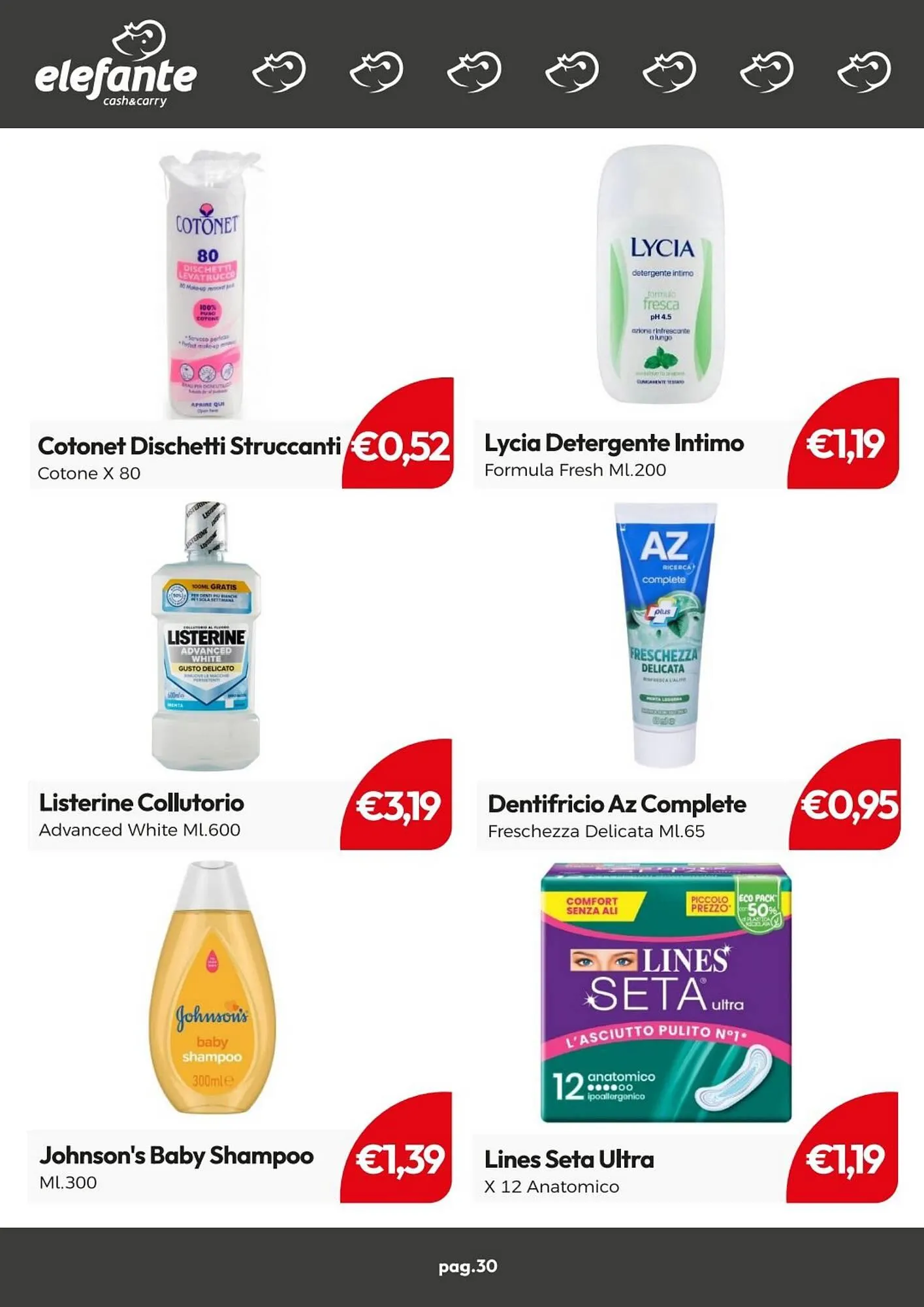 Volantino Elefante Cash & Carry da 14 maggio a 24 maggio di 2026 - Pagina del volantino 30