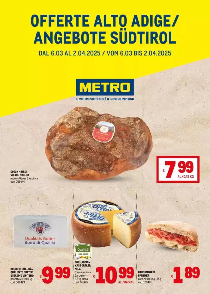 Offerte Alto Adige da 6 marzo a 2 aprile di 2025 - Pagina del volantino 1