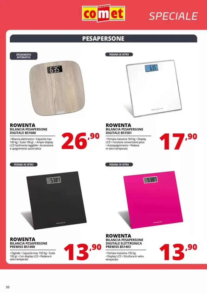 Speciale Piccoli Elettrodomestici da 7 marzo a 19 marzo di 2025 - Pagina del volantino 50