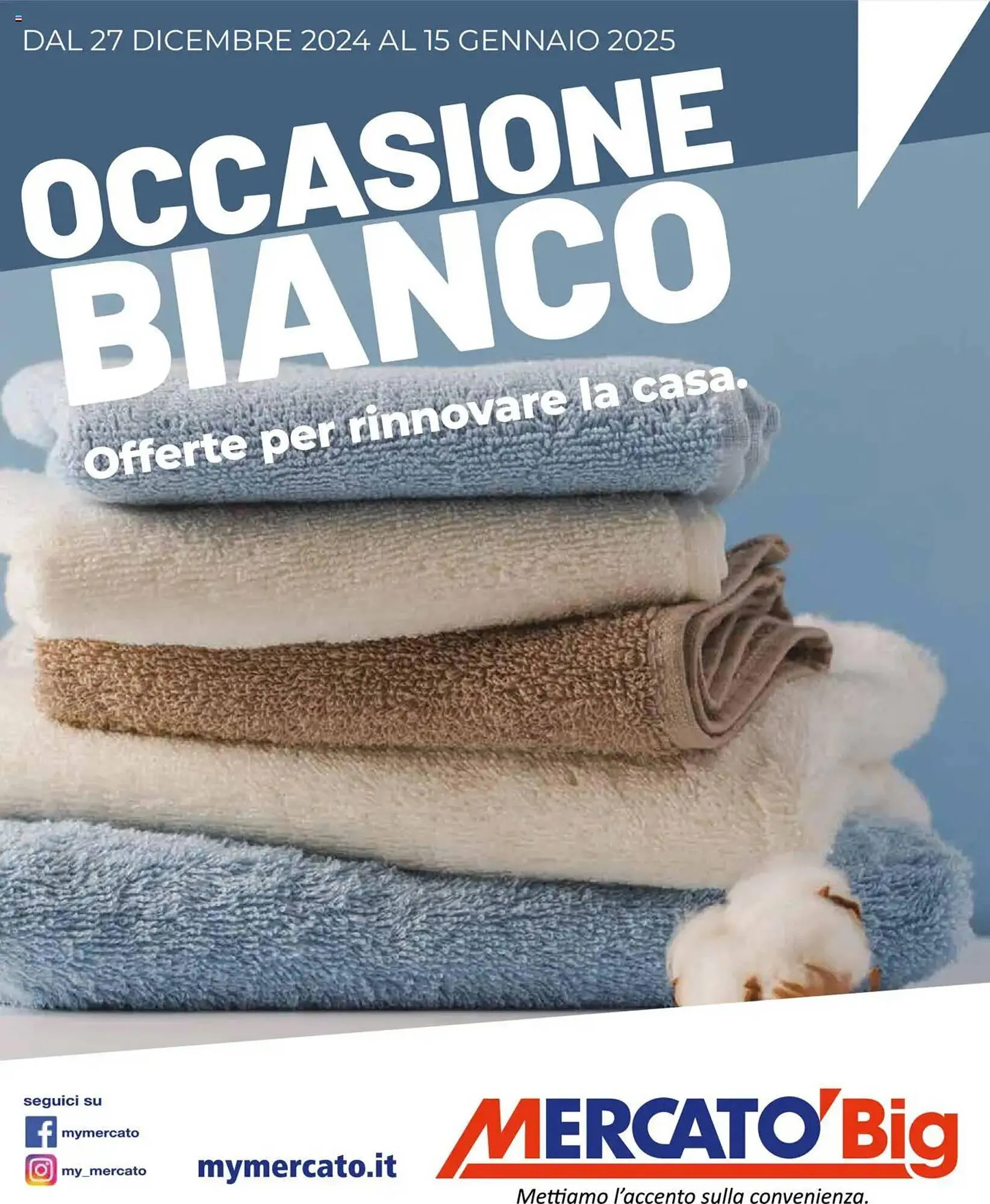 Volantino Mercatò Big da 27 dicembre a 15 gennaio di 2025 - Pagina del volantino 1